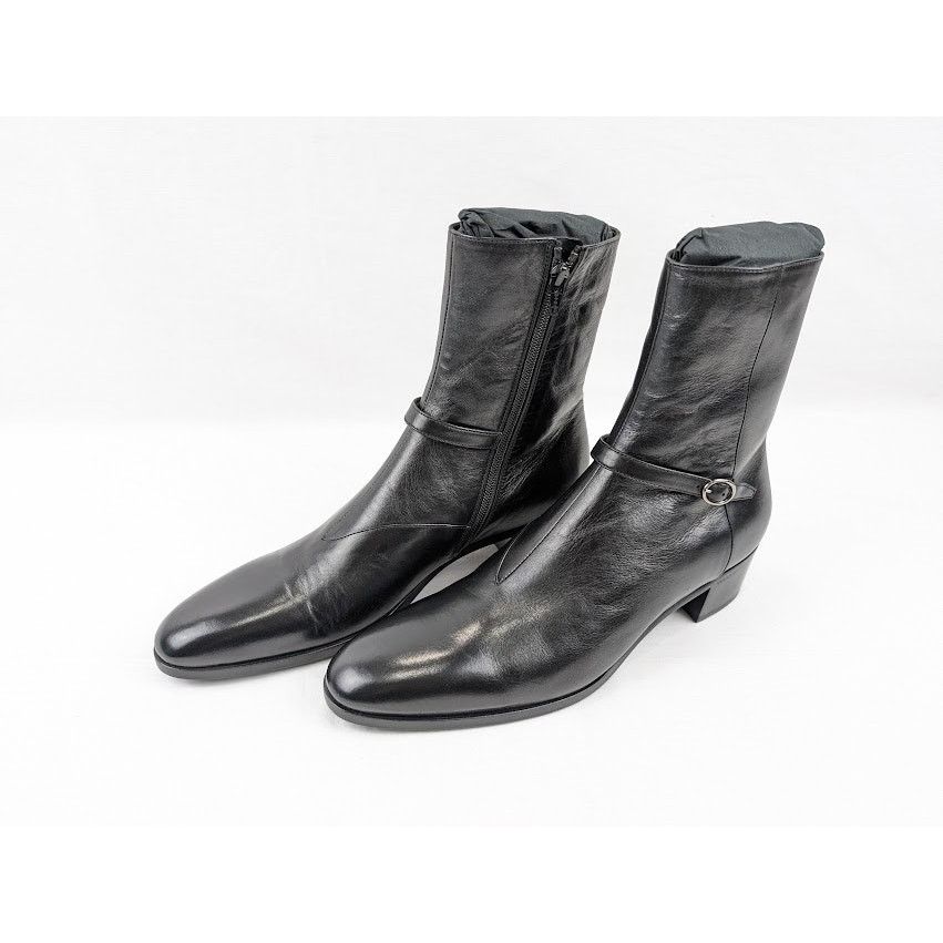 Saint Laurent Paris o1rshd1 Q:2 / Vlad 45 Zipped Boots in Black Size US 10 / EU 43 - 17 Thumbnail