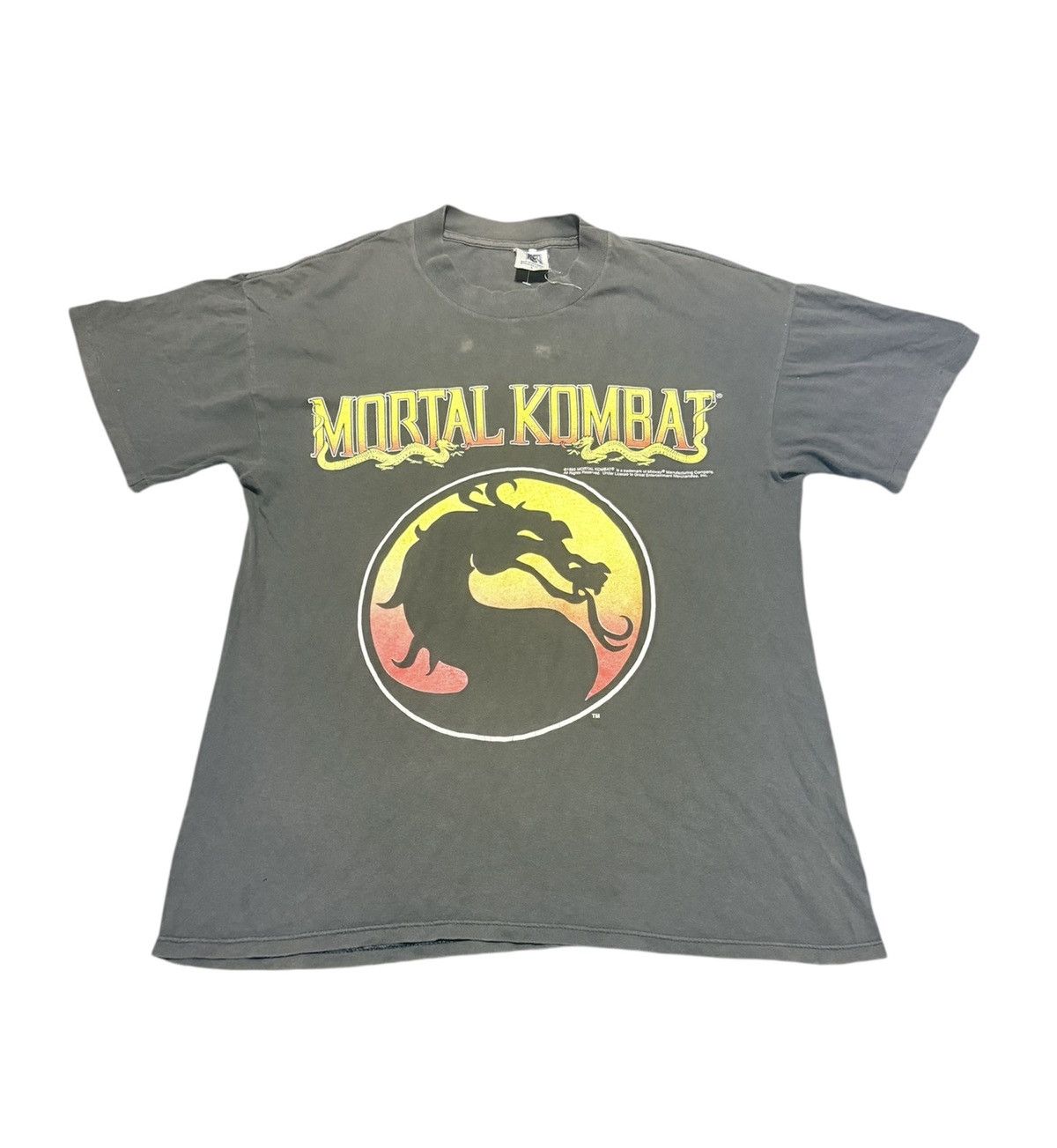 Vintage Vtg 90s Mortal Combat video game tee Size US L / EU 52-54 / 3 - 1 Thumbnail