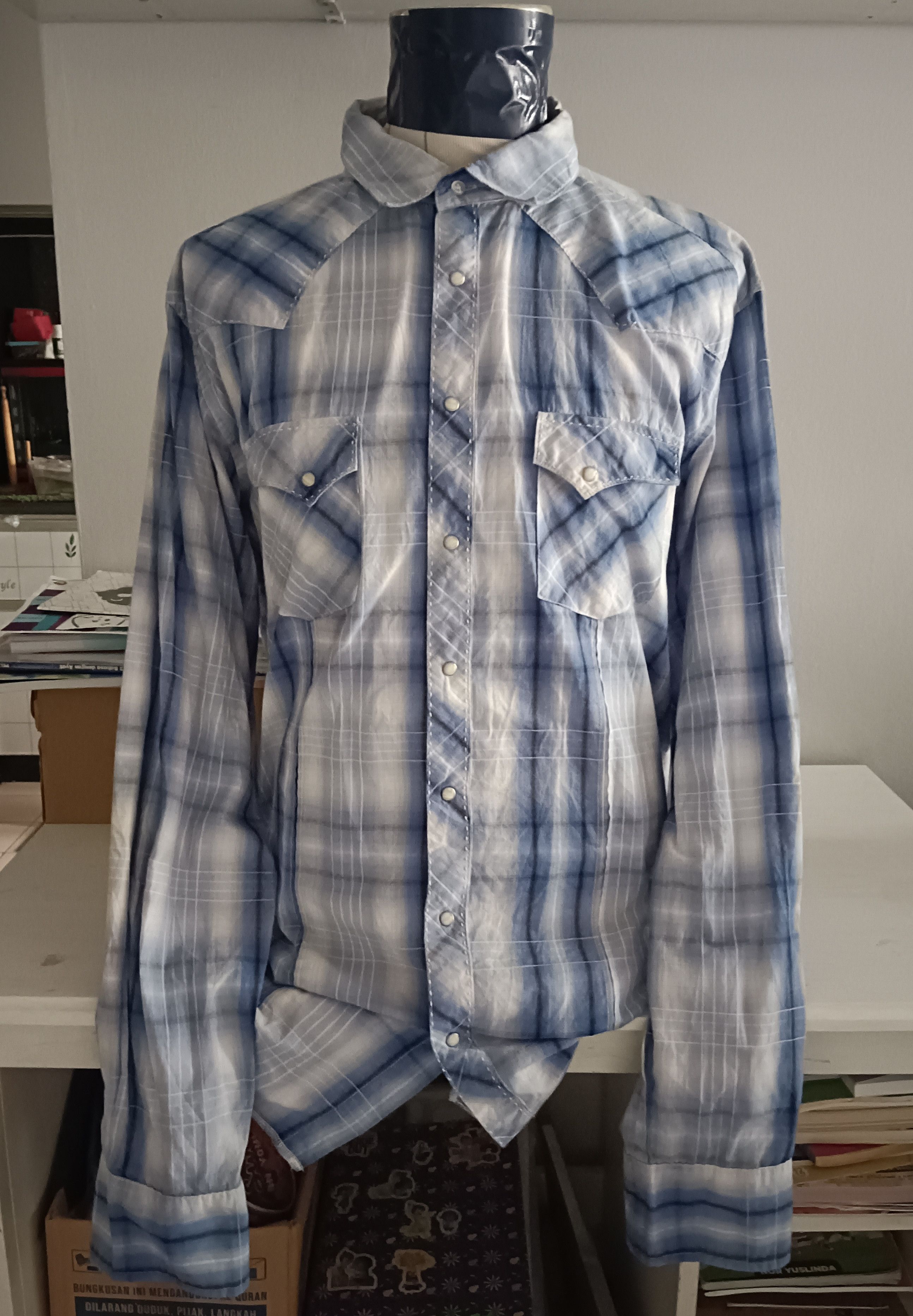 Wrangler Wrangler Western Shirt Long sleeve Big size 2XT Size US XXL / EU 58 / 5 - 1 Thumbnail