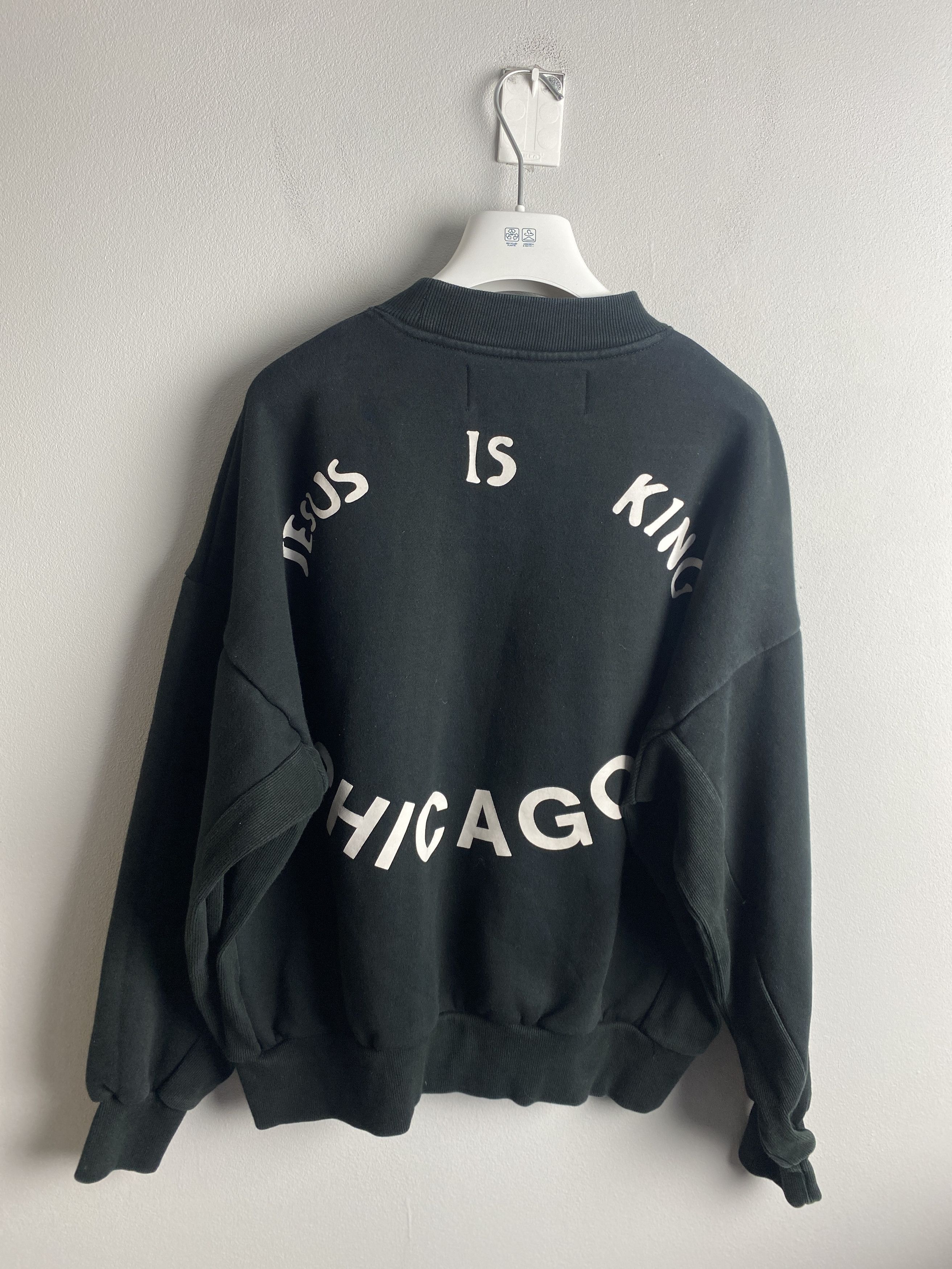 Kanye West Jesus is King Chicago printed sweatshirt crewneck Size US M / EU 48-50 / 2 - 4 Thumbnail