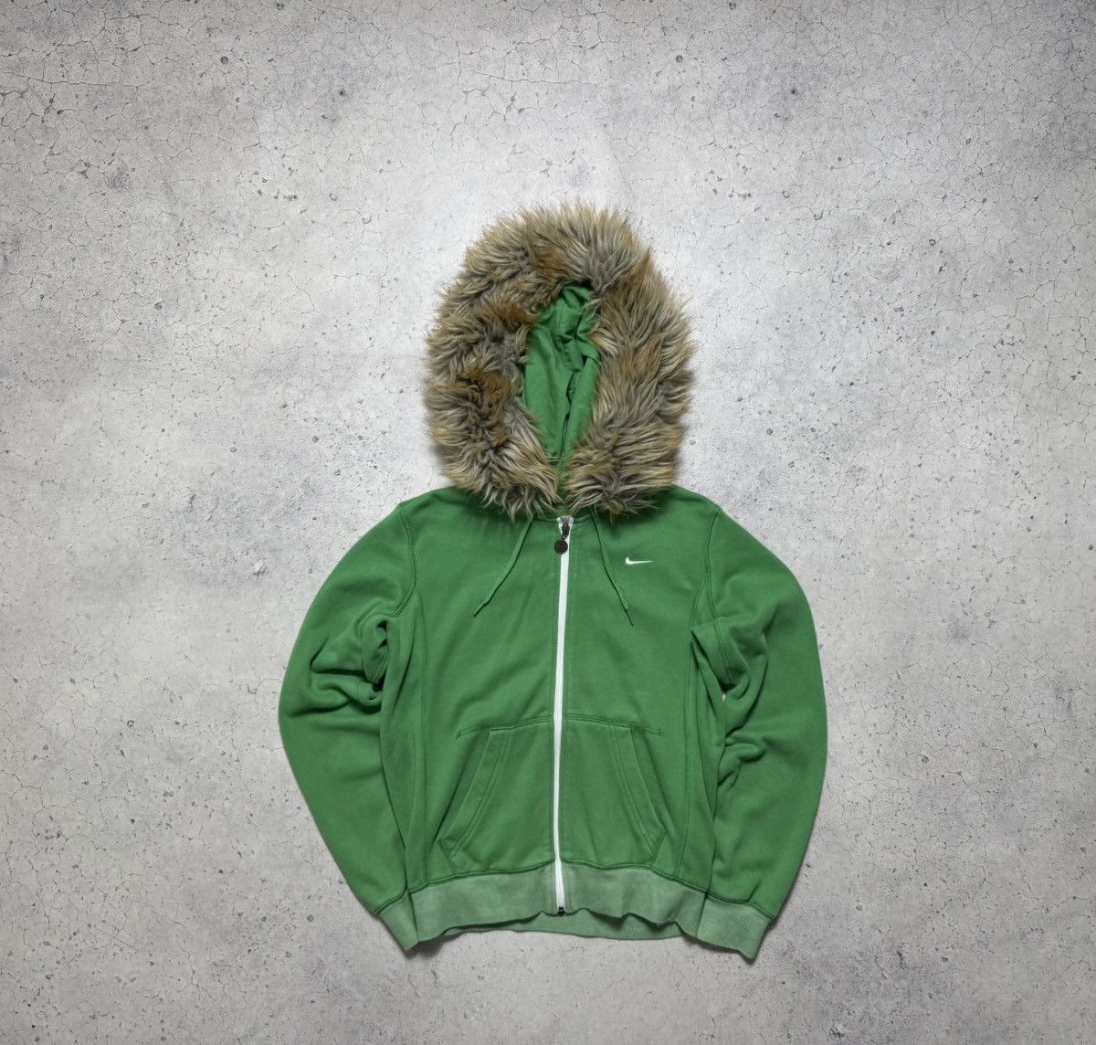 Nike Nike Women’s Fur Full Zip Hoodie Vintage Size M Y2K Size M / US 6-8 / IT 42-44 - 2 Thumbnail