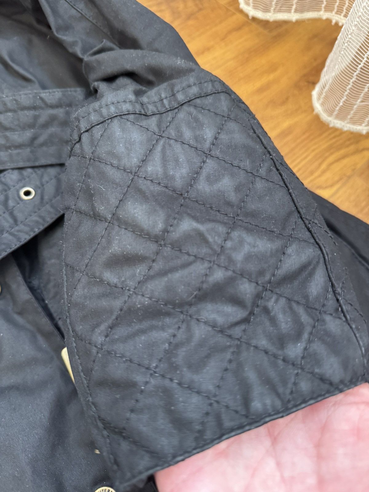 Barbour Barbour International Hairpin Hooded Wax Women’s Jacket Size L / US 10 / IT 46 - 16 Thumbnail