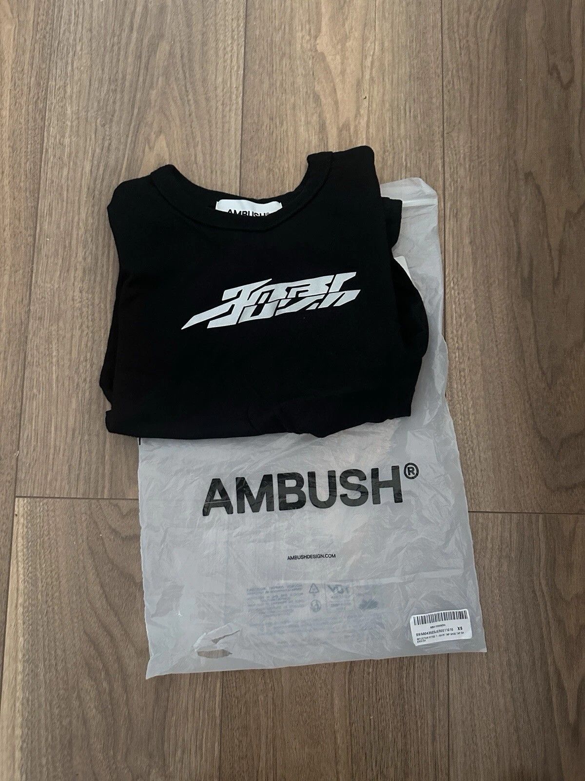 Ambush Design AMBUSH Womens Cotton Tee T-shirt Top Black Logo Size XS / US 0-2 / IT 36-38 - 2 Thumbnail