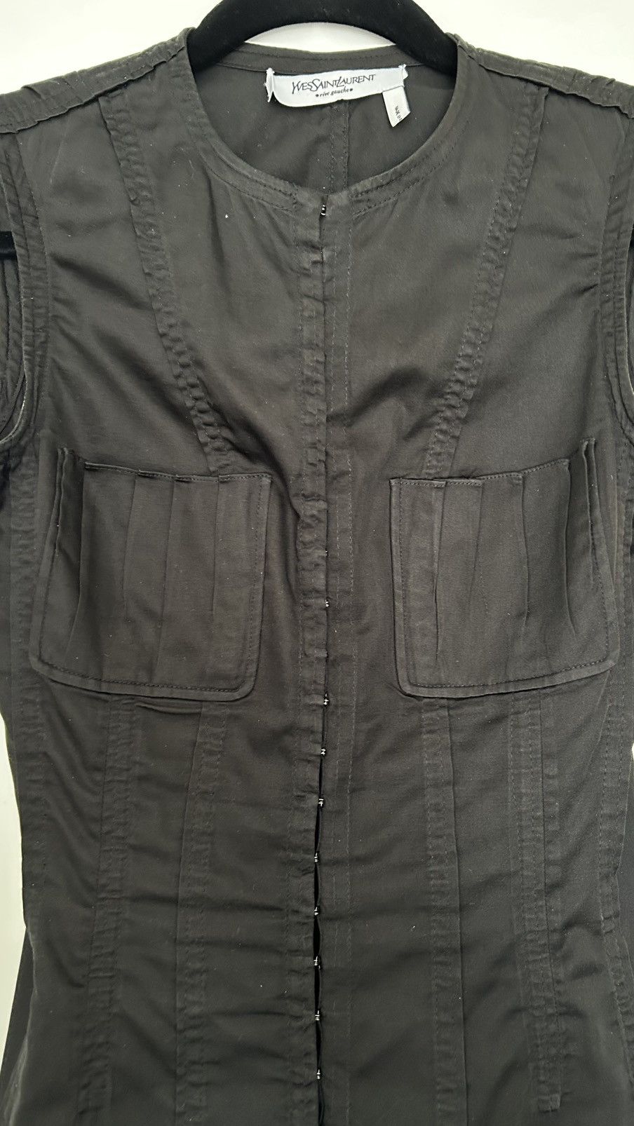 Yves Saint Laurent Yves Saint Laurent Rive Gauche by Tom Ford 2000s Top Size XS / US 0-2 / IT 36-38 - 5 Thumbnail