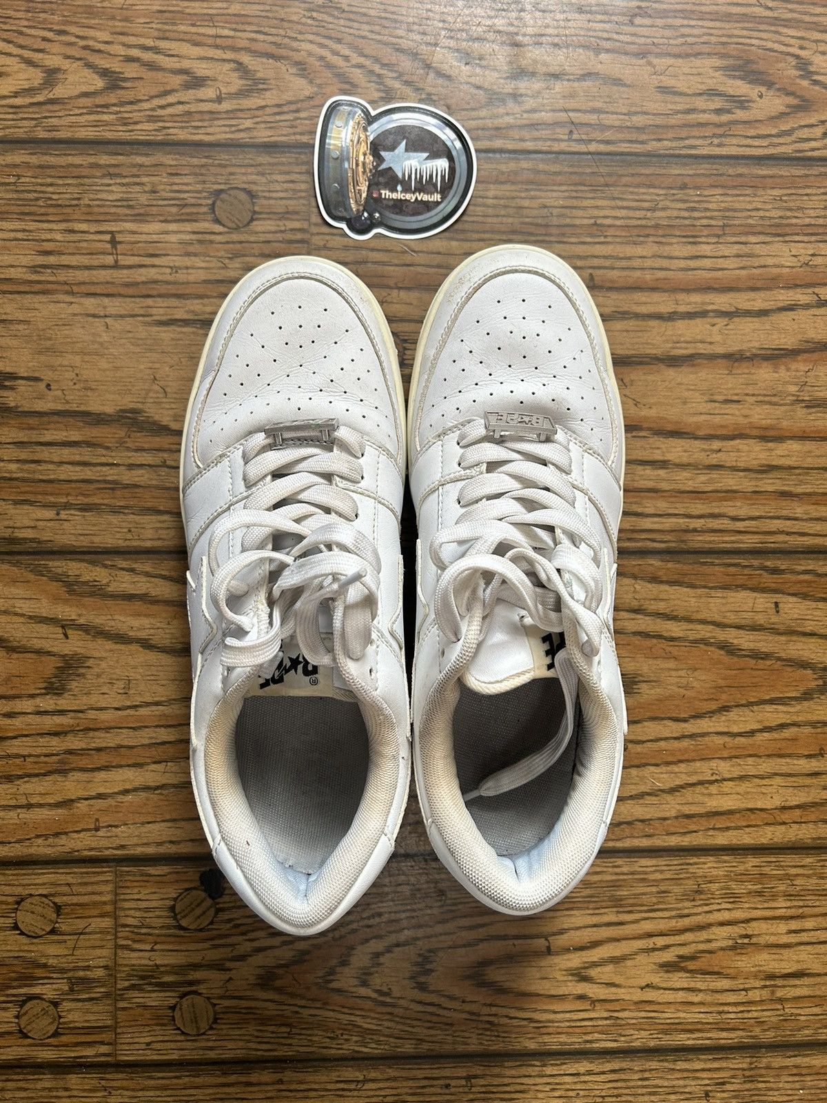 Bape Bape White/White Bapestas 9 Size US 9 / EU 42 - 3 Thumbnail