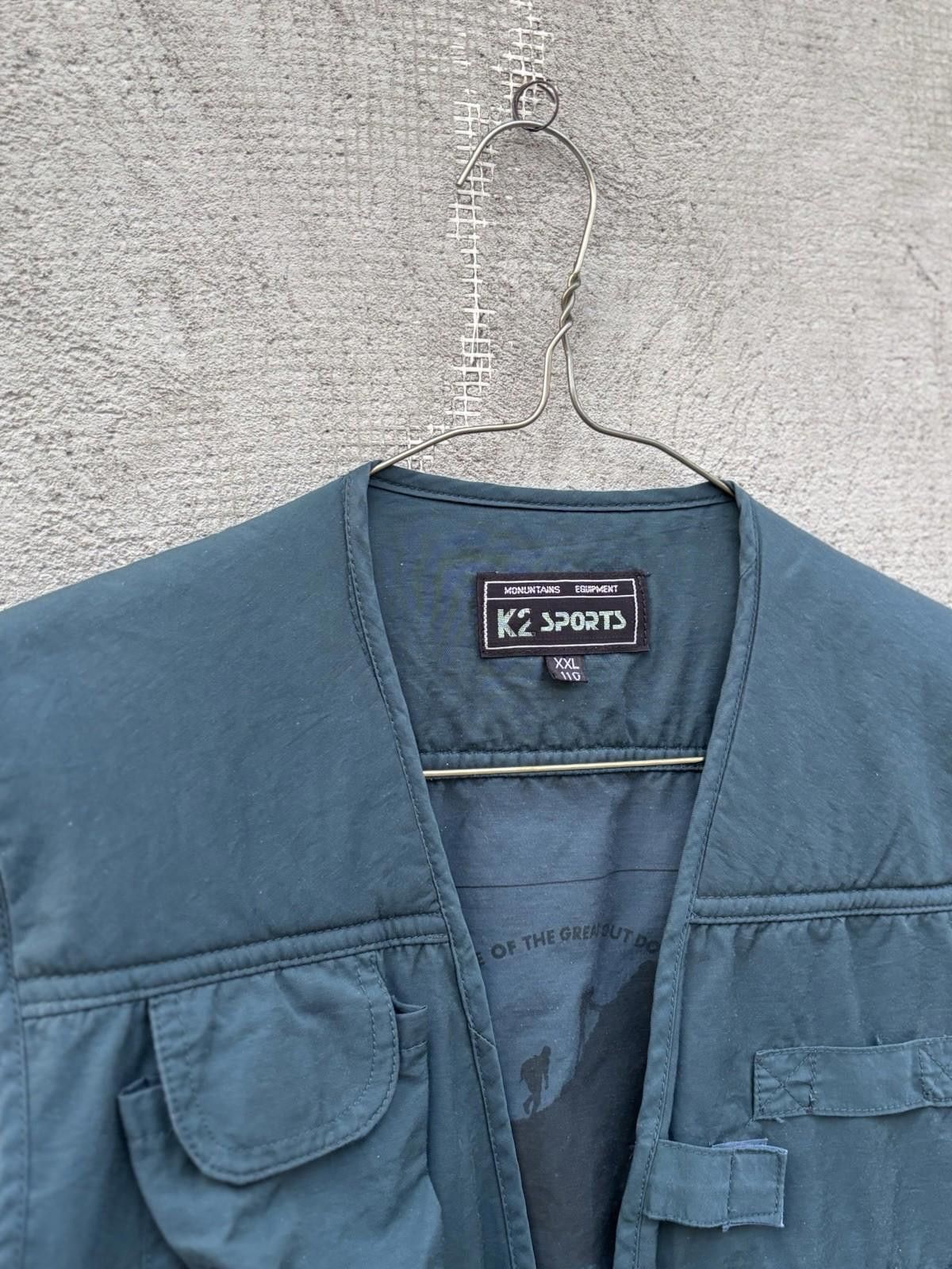 Vintage Vintage K2 Mountain Equipment Expedition Zip Up Vest Large Size US L / EU 52-54 / 3 - 4 Thumbnail