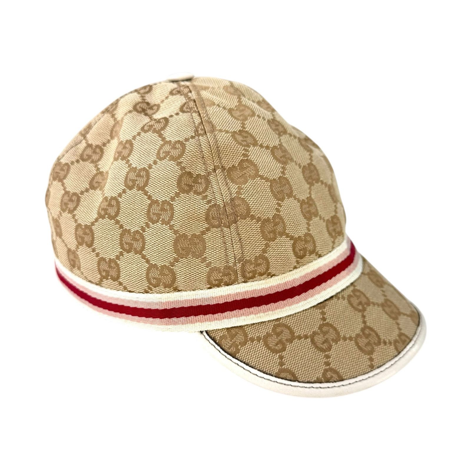 Gucci Gucci Monogram Pink Sherry Line Kid’s Baseball Cap Size ONE SIZE - 1 Thumbnail