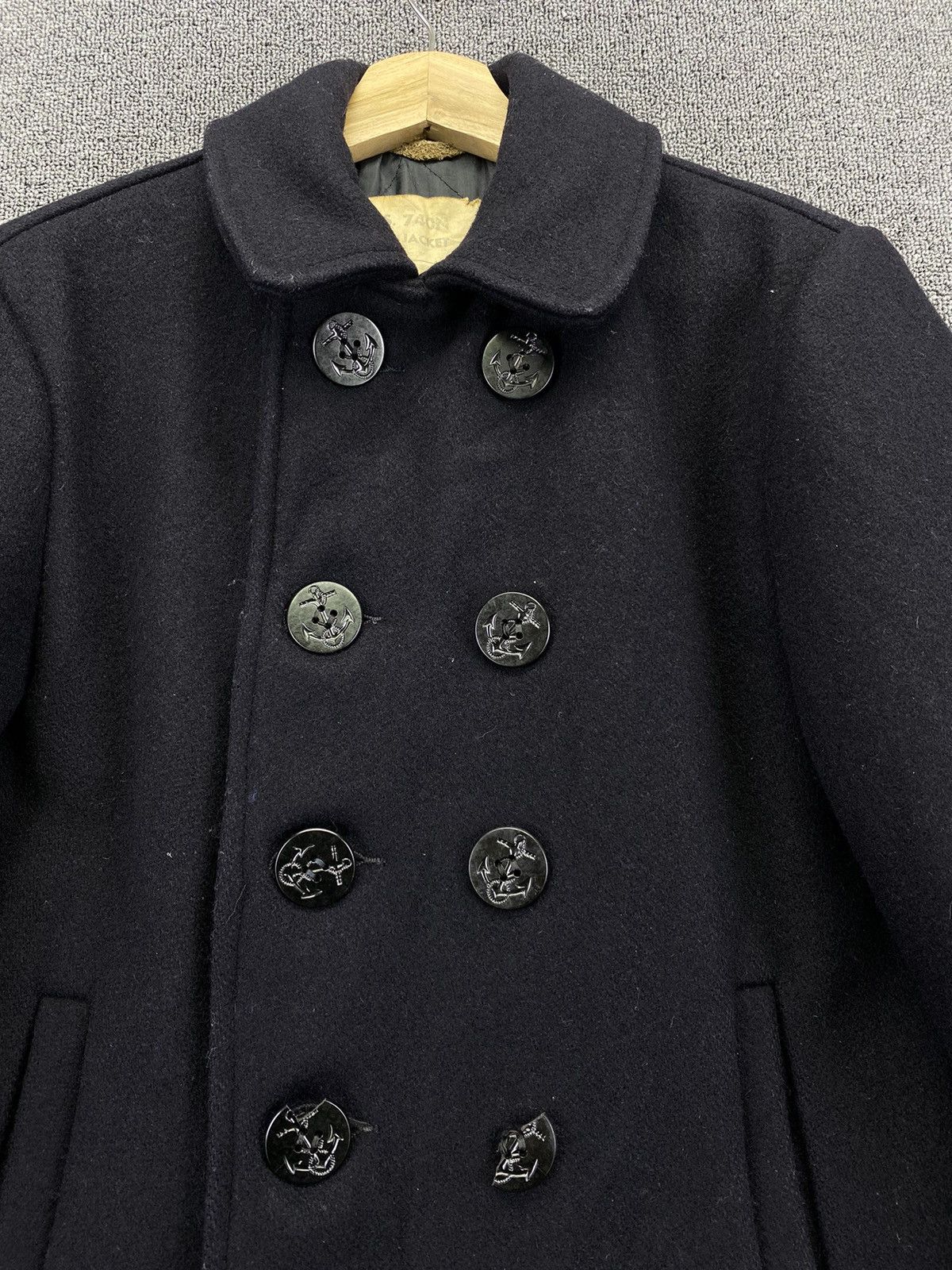 Schott Vintage Schott Double Breasted Wool Coat Jacket Size XXL / US 16-18 / IT 52-54 - 5 Thumbnail