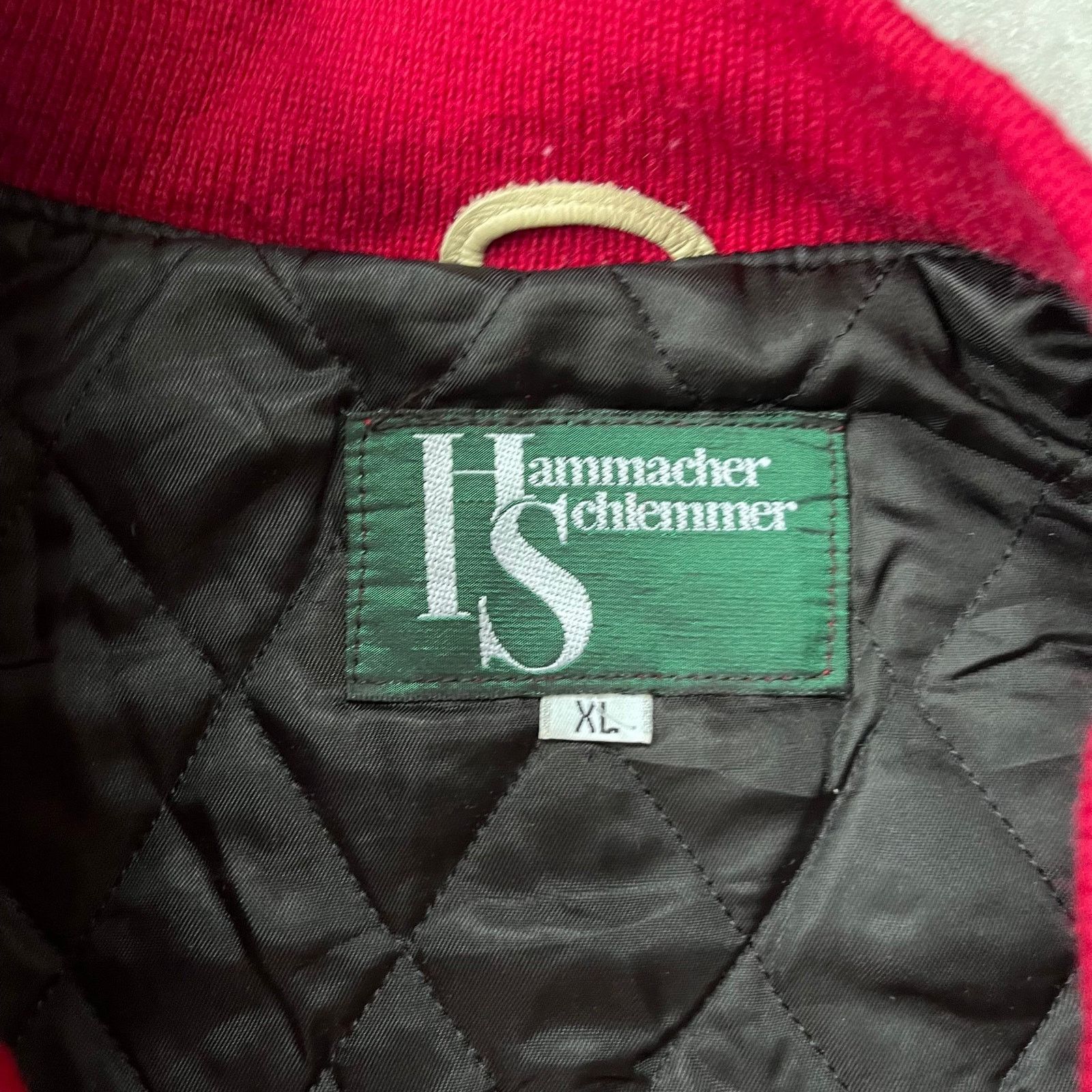 Vintage Vintage Elvis Presley Jacket – Red Wool / Cream Leather – XL Size US XL / EU 56 / 4 - 3 Thumbnail