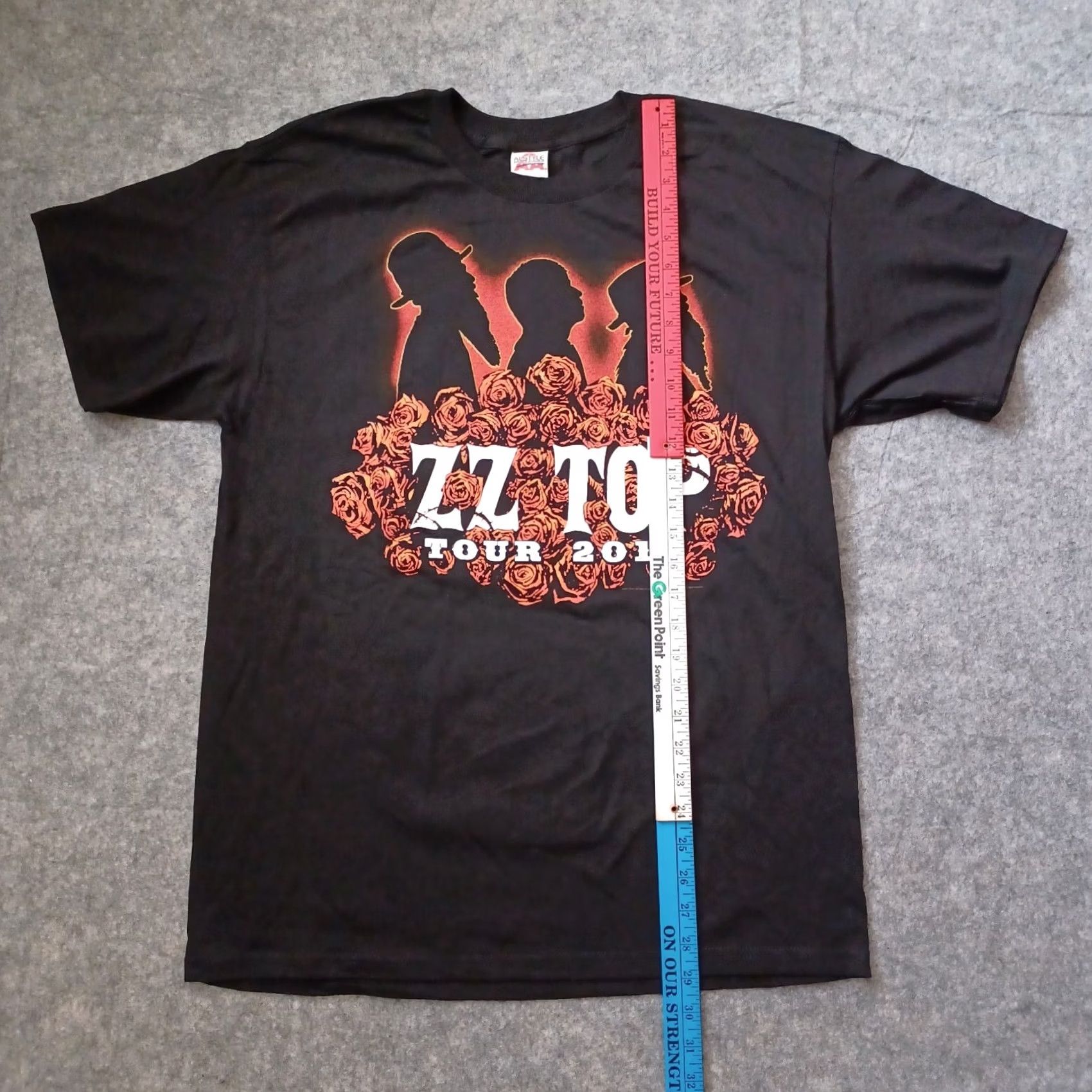 Vintage ZZ Top T Shirt Mens Large Black Southern Blues Tour 2014 Rock Licensed Alstyle Size US L / EU 52-54 / 3 - 7 Thumbnail