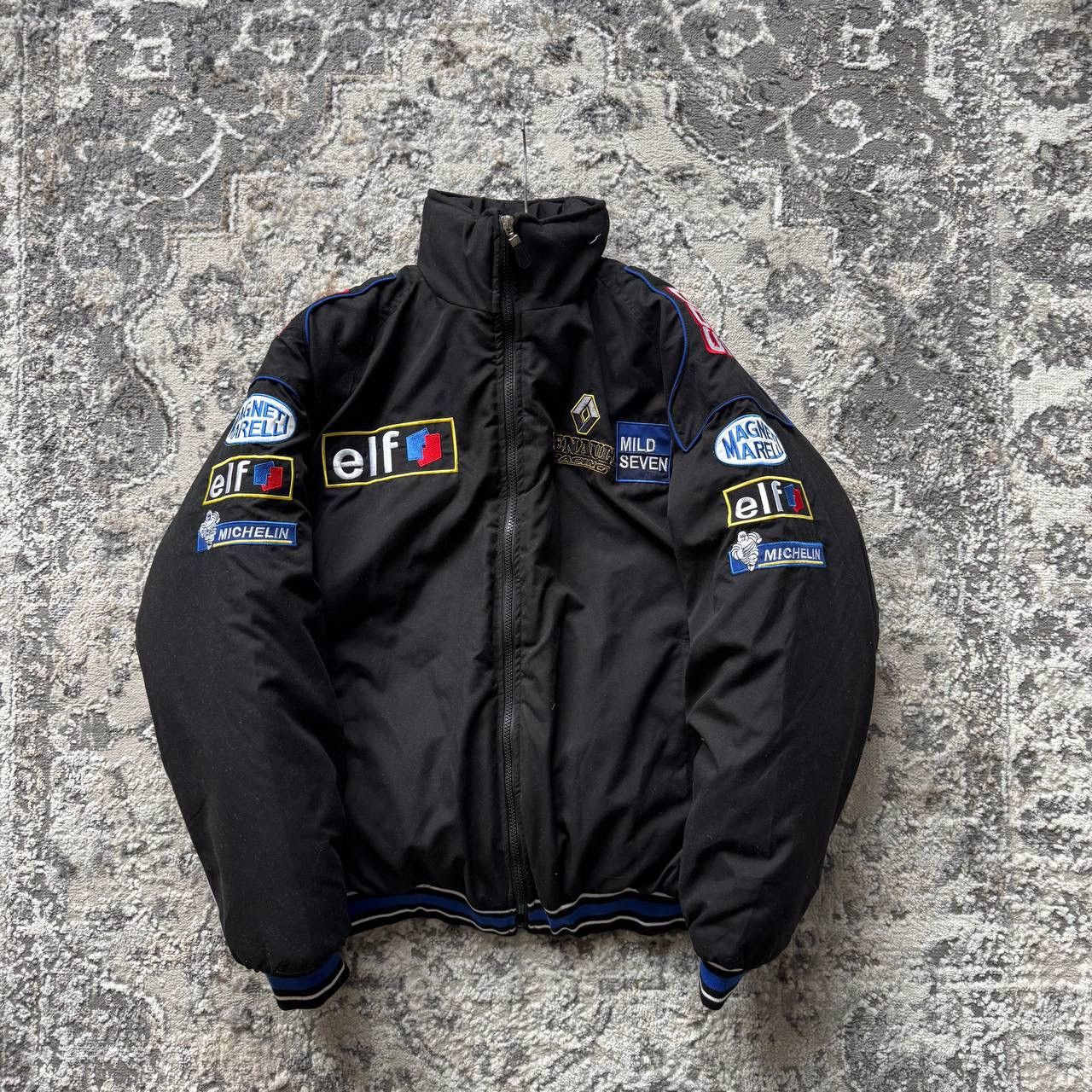 Formula 1 Vintage Renault Mild Seven F1 Racing Jacket Bomber Rare Size US M / EU 48-50 / 2 - 2 Thumbnail