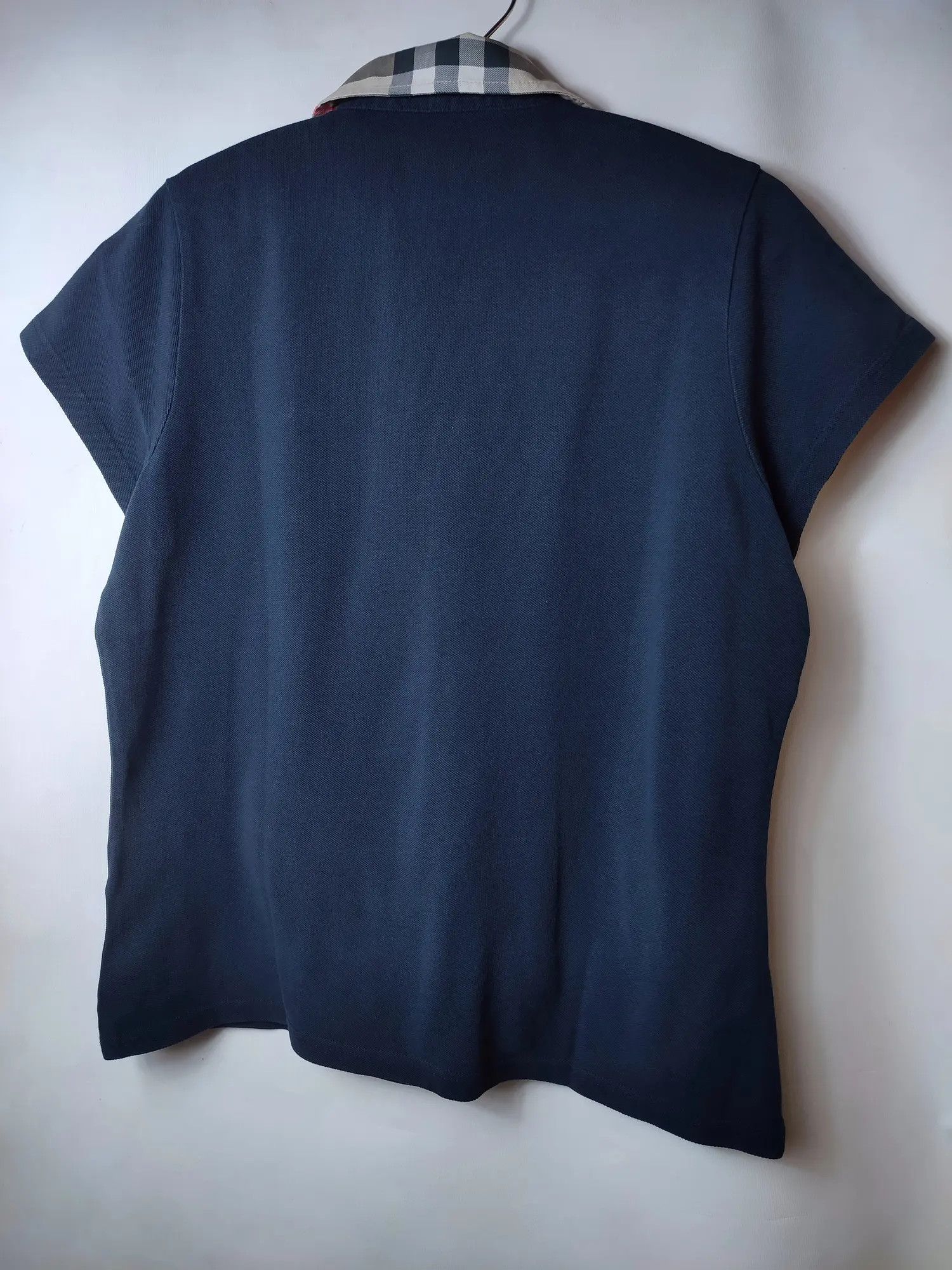 Burberry Burberry Brit Nova Check Navy Polo t-shirt Size XL / US 12-14 / IT 48-50 - 6 Thumbnail
