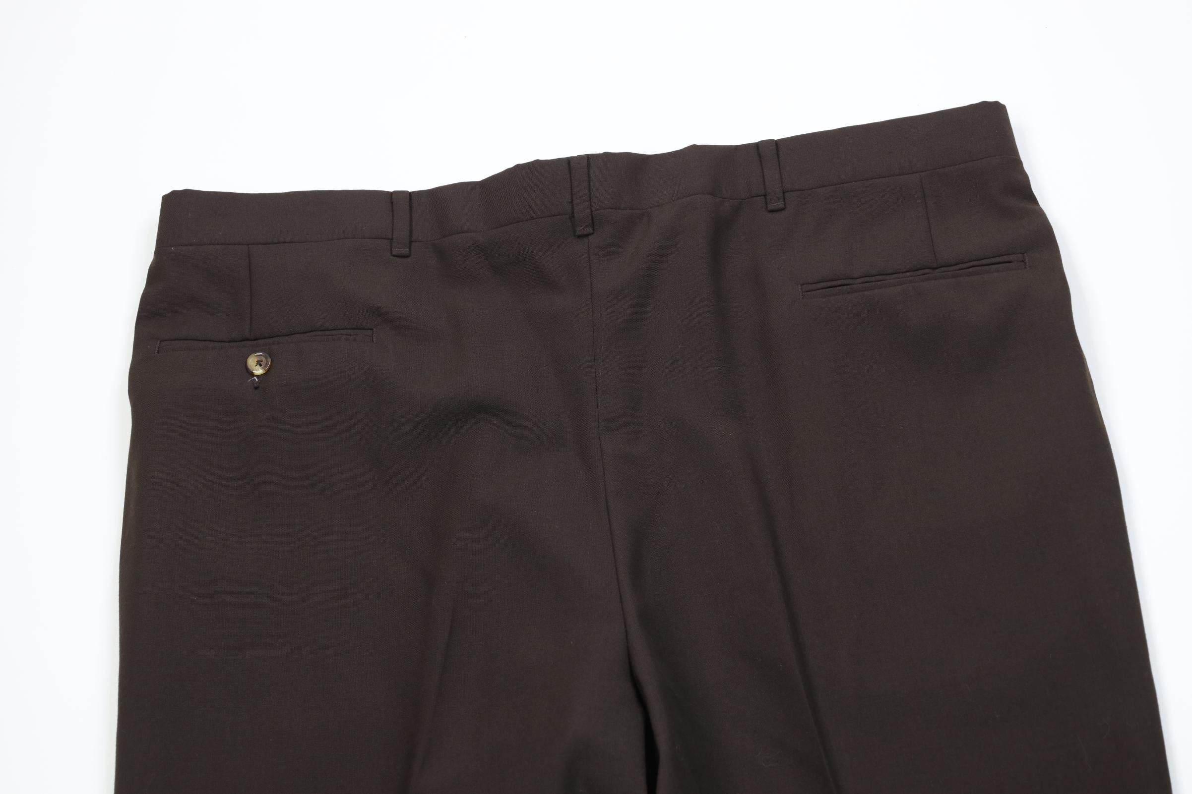 Vintage Vintage 90s Streetwear Knit Wide Leg Chino Pants Brown Size US 42 / EU 58 - 13 Thumbnail