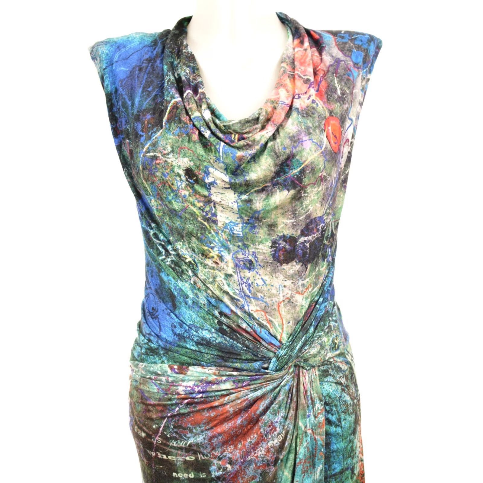 Desigual Desigual Dream Runway Viscose Dress, 16V2079 4000, Size M, Multicolor, Tank Dress, Short Dress, Women, Regular, 100% Viscose Size M / US 6-8 / IT 42-44 - 3 Thumbnail