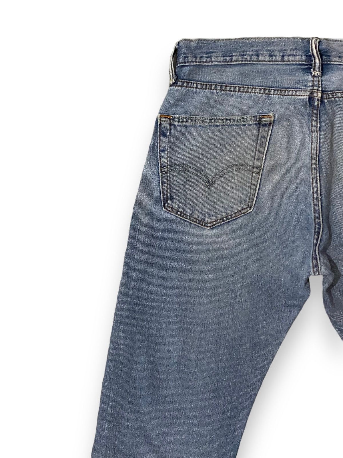 Levi's × Levi's Vintage Clothing Vintage Levis 505 Japan Button 3937 Faded Blue Regular Fit Size US 33 - 10 Thumbnail