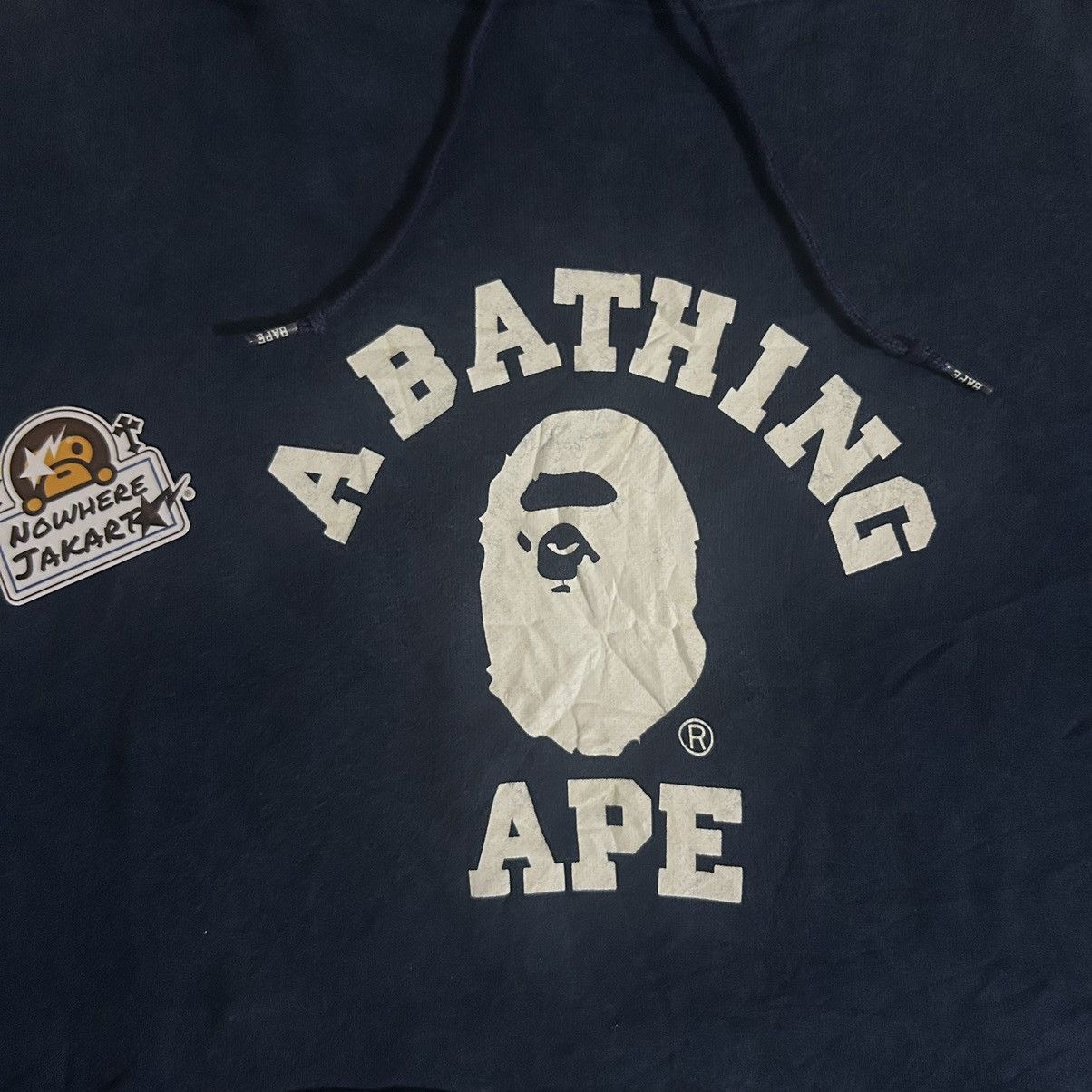 Bape College Pullover Hoodie Size US XL / EU 56 / 4 - 3 Thumbnail