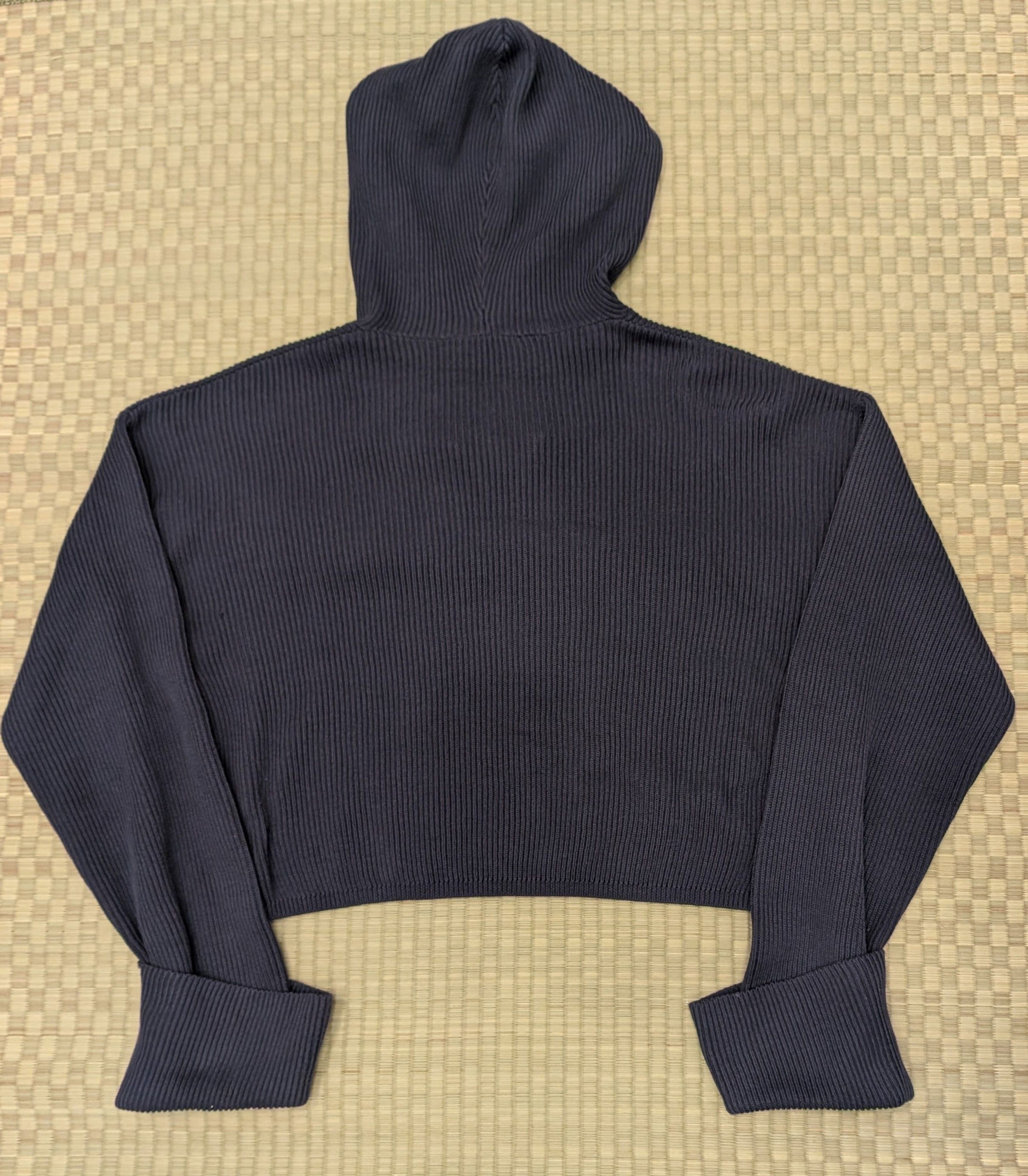 Brunello Cucinelli Brunello Cucinelli Cotton Ribbed Crop Hoodie Made in Italy Size XS / US 0-2 / IT 36-38 - 2 Thumbnail