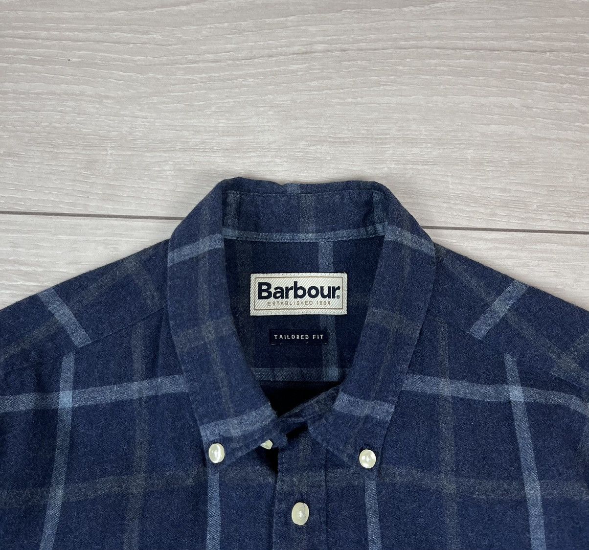Barbour Barbour Tattersall 13 Tailored Flannel Checkered Shirt Size US M / EU 48-50 / 2 - 7 Thumbnail