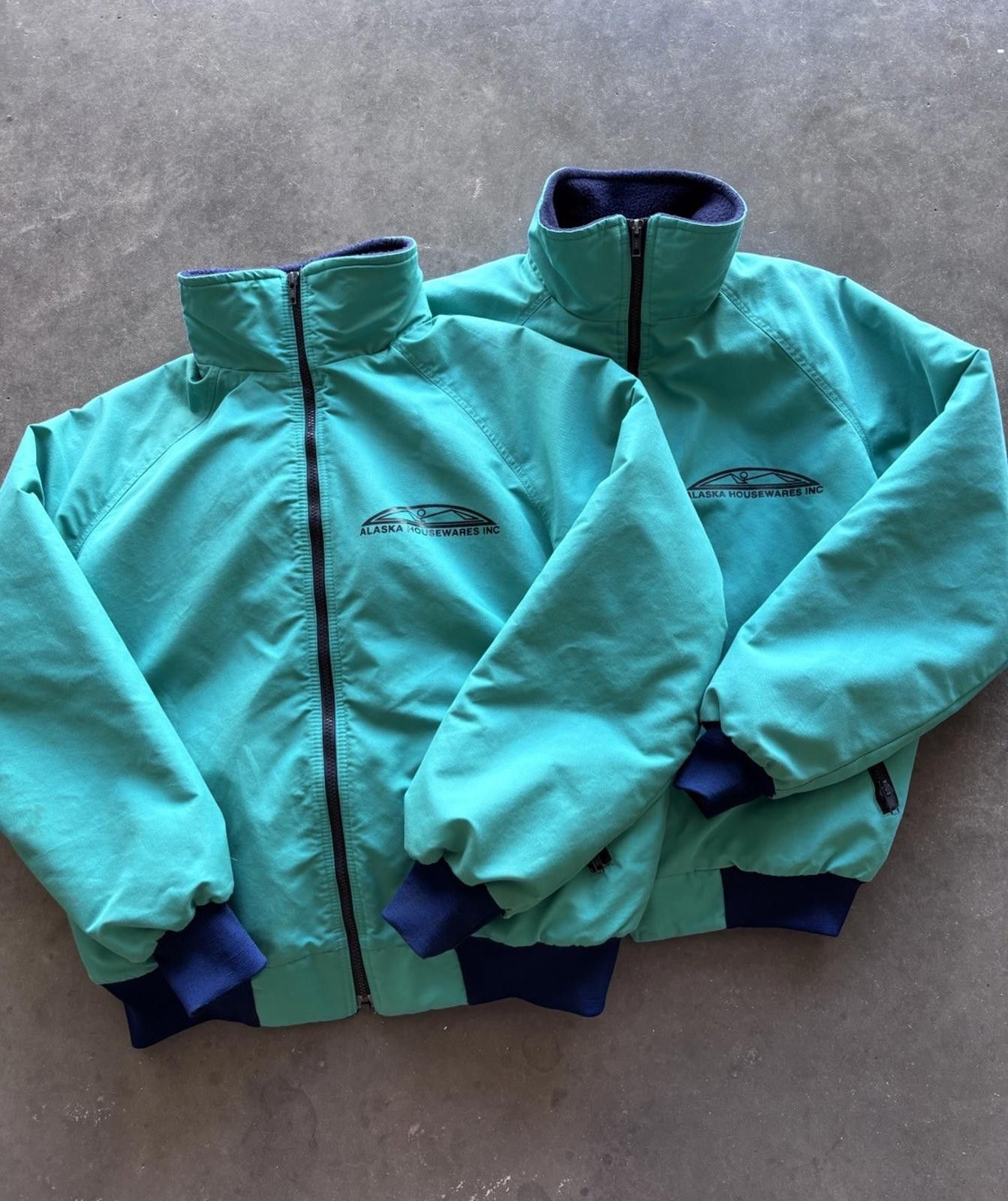 Vintage Lot Of 2 Vintage 90s Alaska Sportsmaster Polar Fleece Zip Up Size US L / EU 52-54 / 3 - 1 Thumbnail