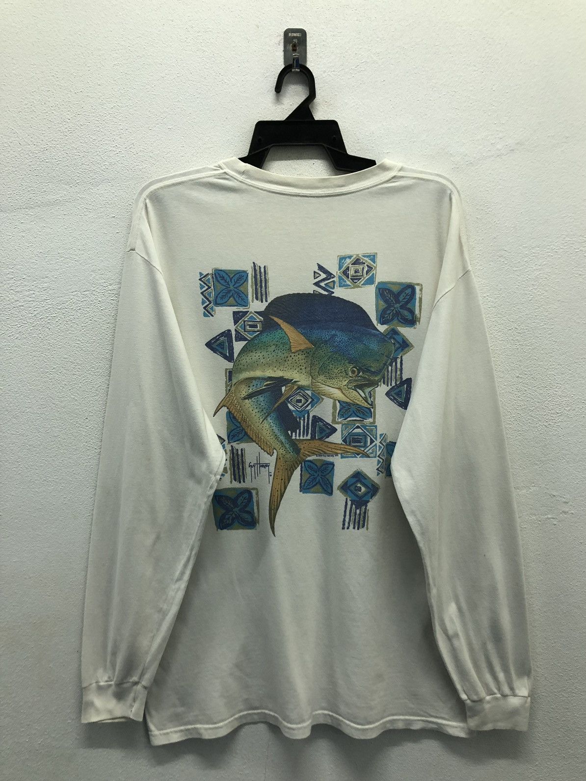 Guy Harvey Vintage 2008 Guy Harvey By Blue Water Mahi-Mahi Fish Shirt Size US L / EU 52-54 / 3 - 1 Thumbnail