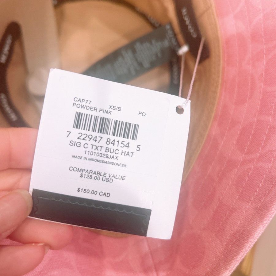 Coach Coach CAP77 women's Signature Bucket Hat M/L Size ONE SIZE - 9 Thumbnail