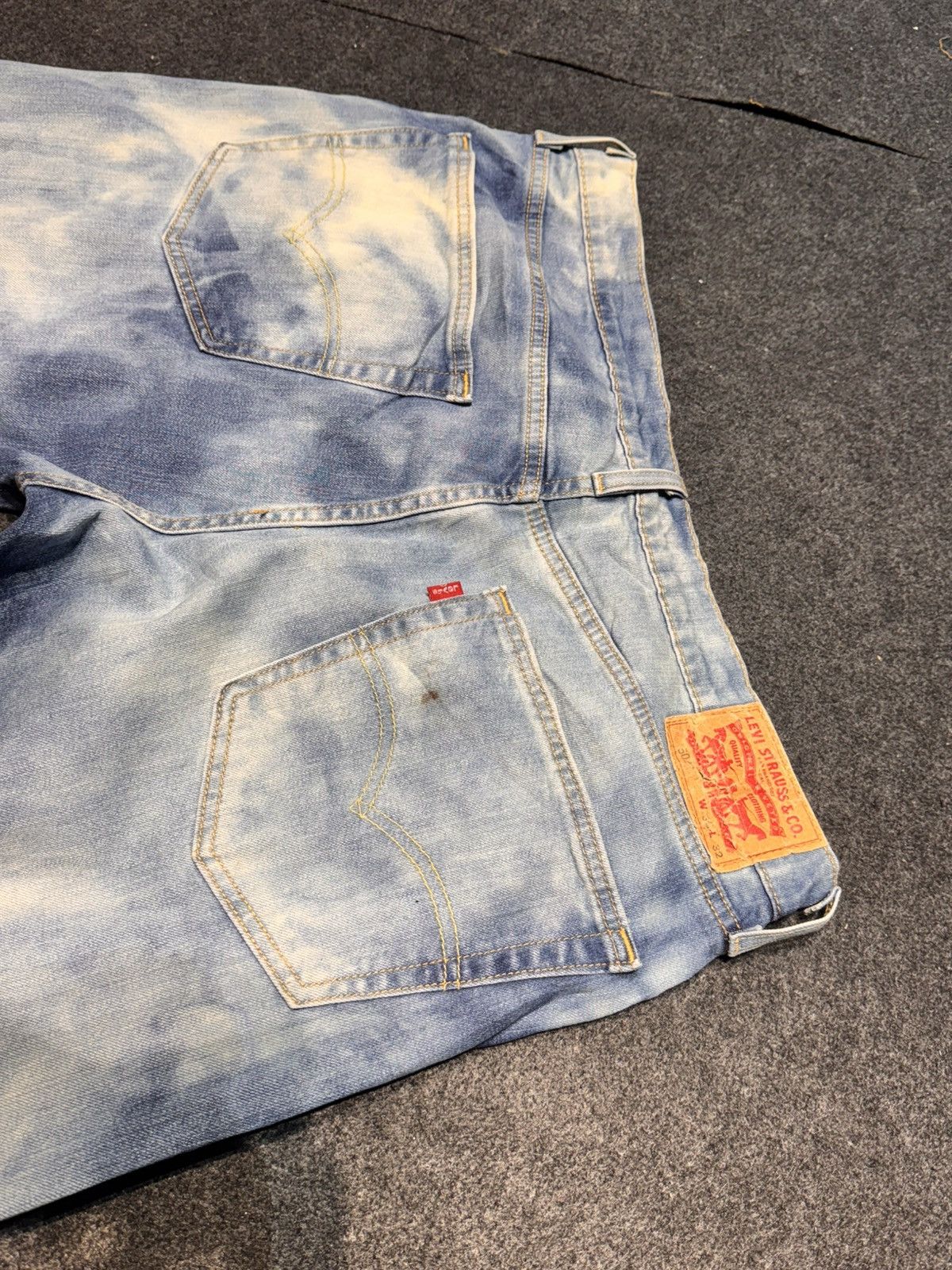 Levi's Levi's 502 Regular Taper Jeans - Custom Cloud Tie-Dye Size US 37 - 5 Thumbnail
