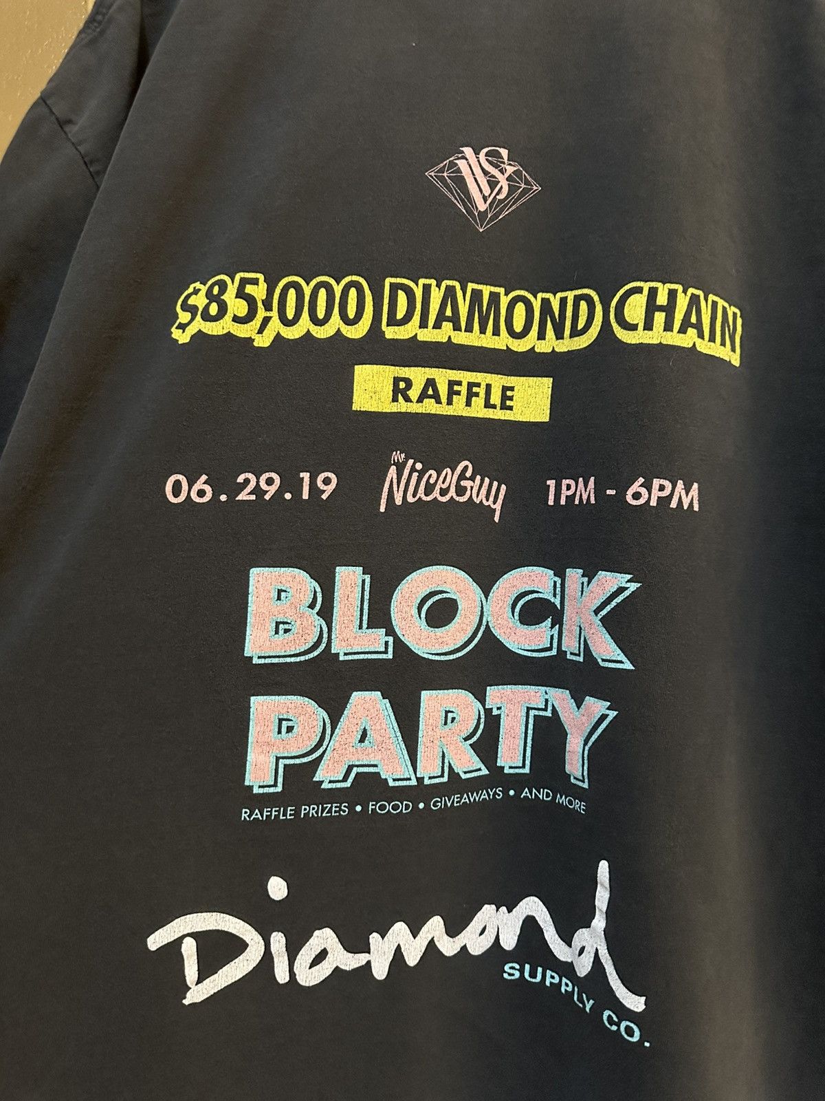 Diamond Supply Co. faded Diamond Supply x The Nice Guy LA tee 2XL Size US XXL / EU 58 / 5 - 4 Thumbnail