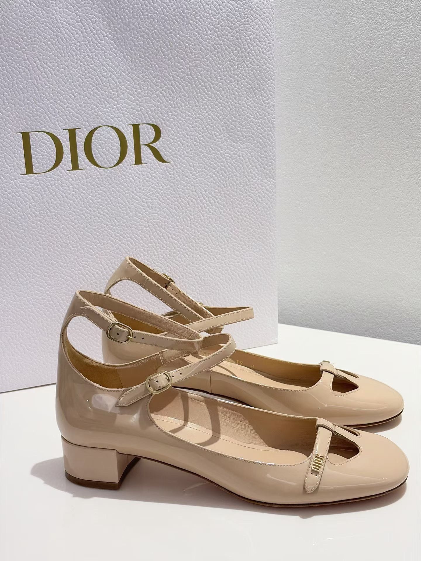 Dior Dior Block Heel Mary Jane Shoes Size US 8 / IT 38 - 1 Thumbnail