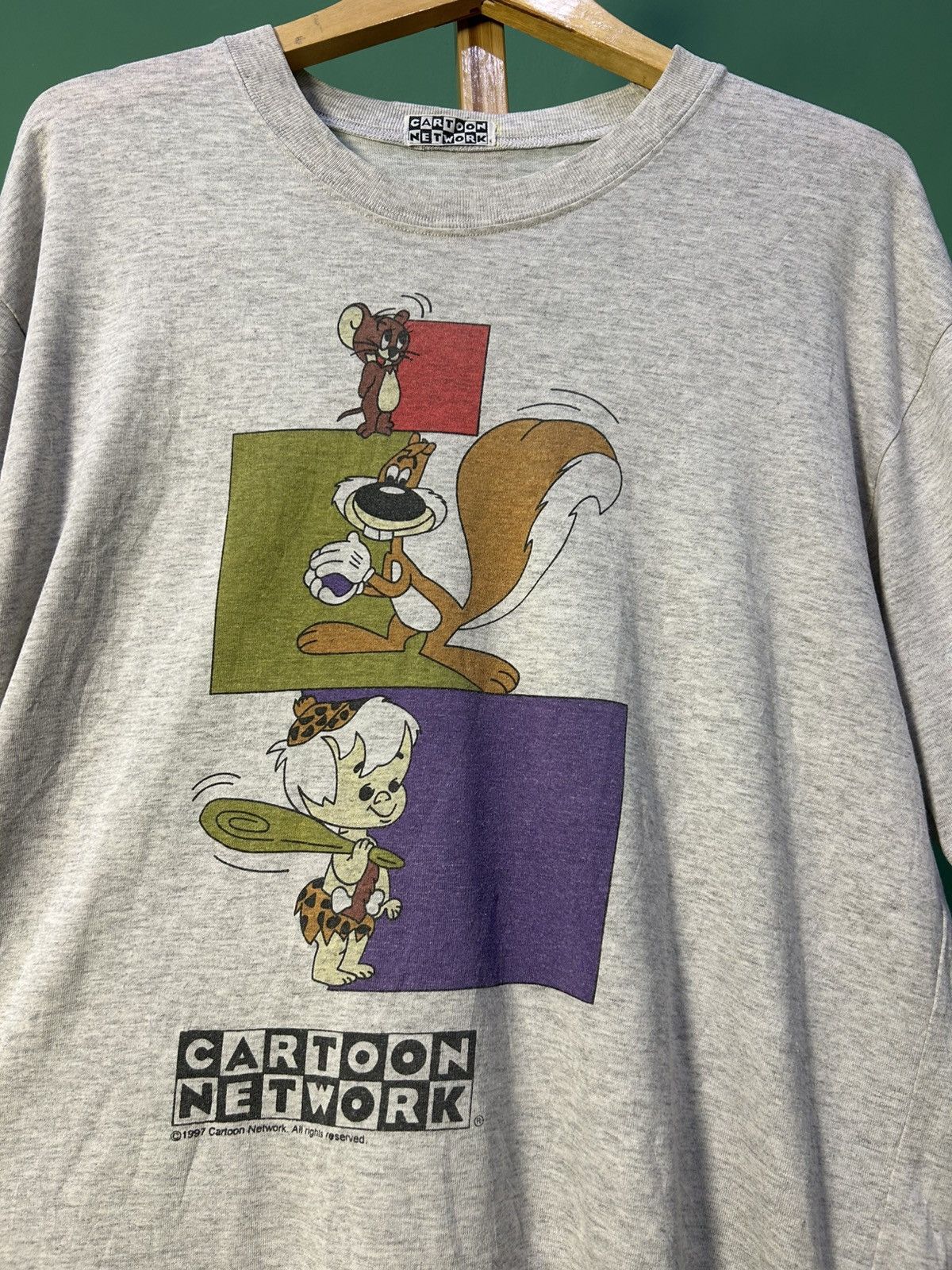 Cartoon Network Cartoon Network Jerry Screwy Squirel Bam Bam Flinstone 1997 Size US L / EU 52-54 / 3 - 2 Thumbnail