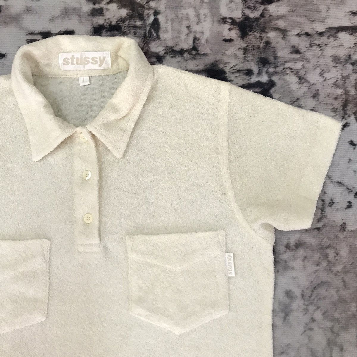 Stussy Vintage Stussy Micro Fleece Long Shirt Polos Tee Size S / US 4 / IT 40 - 5 Thumbnail
