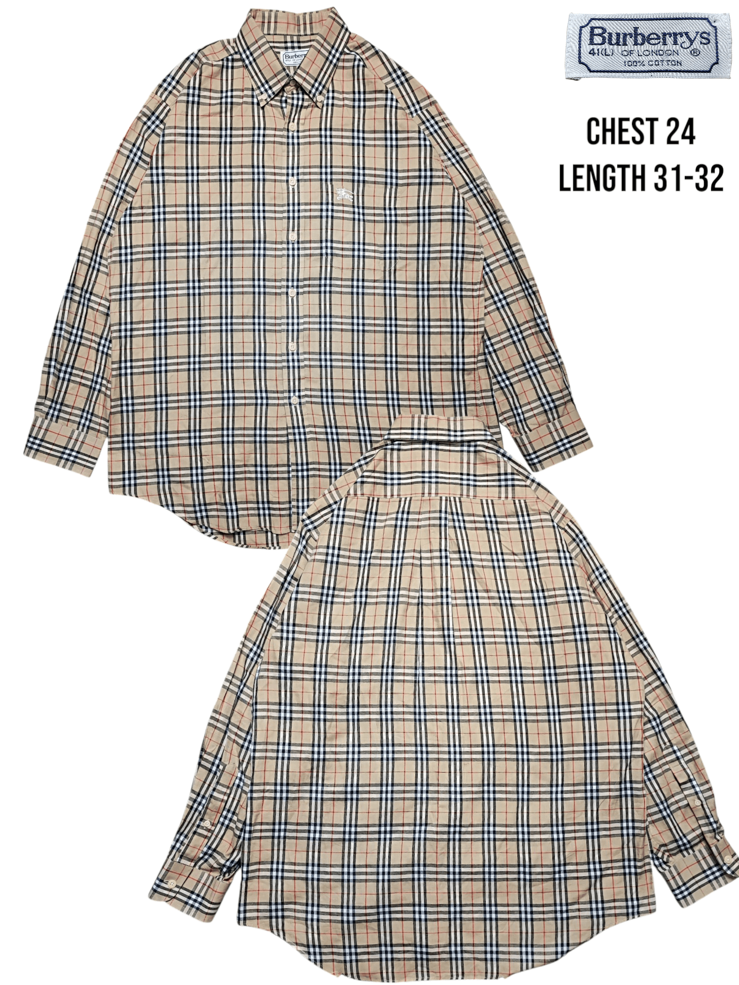 Burberry Burberry Shirt Size US L / EU 52-54 / 3 - 1 Thumbnail
