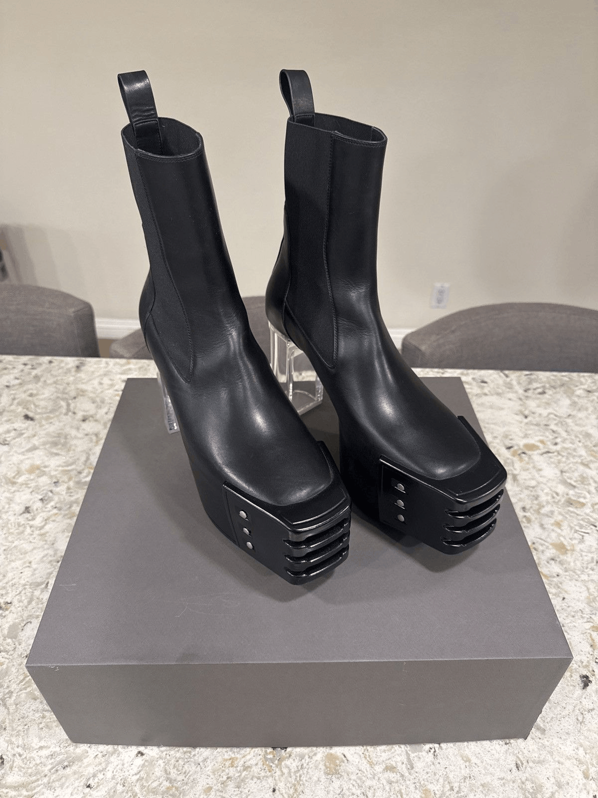 Rick Owens Rick Owens Grilled Kiss Boots | Grailed
