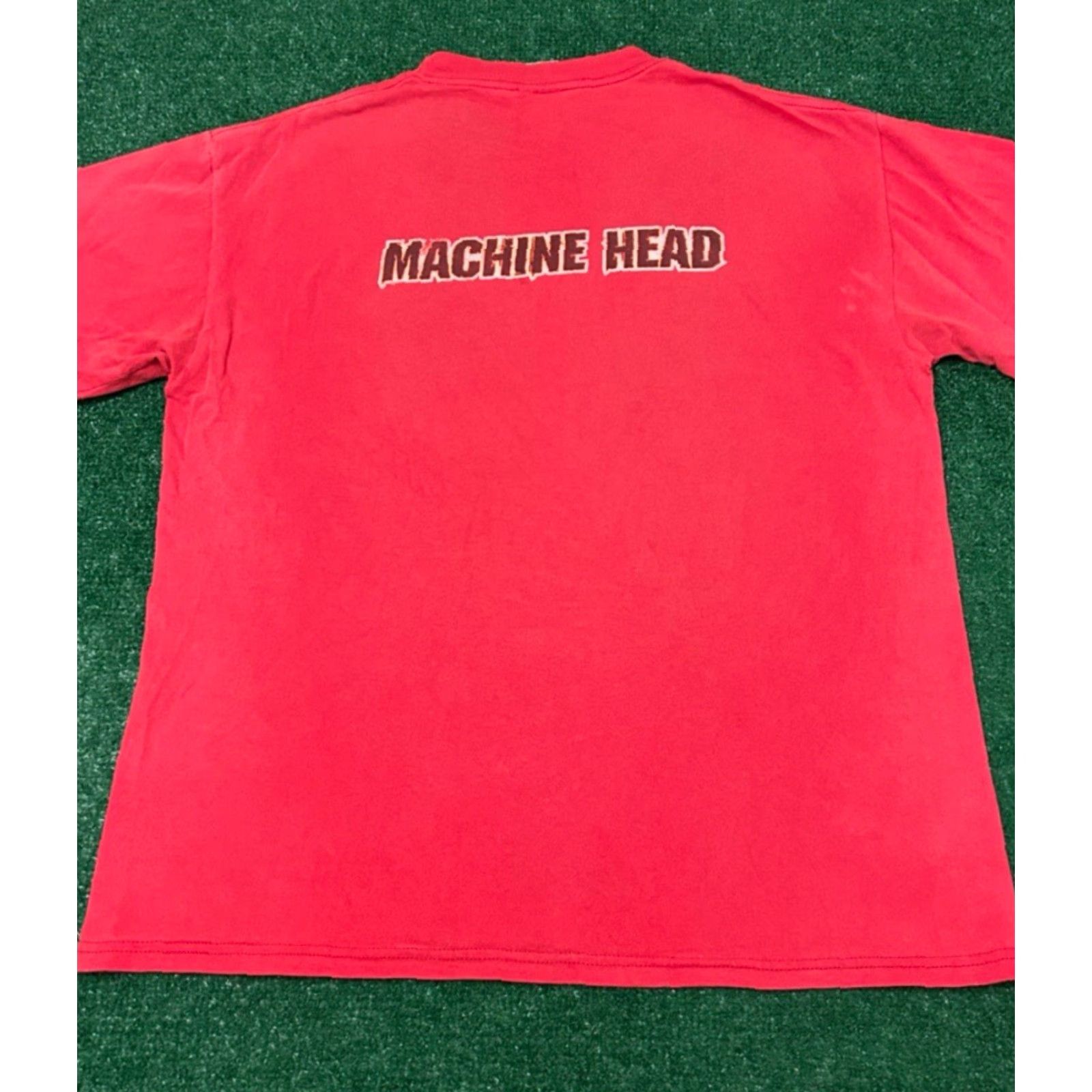 Vintage VINTAGE 90s Machine Head Band Tee VTG Shirt 2000 Mens Size L Metal Blue Grape Size US L / EU 52-54 / 3 - 2 Thumbnail