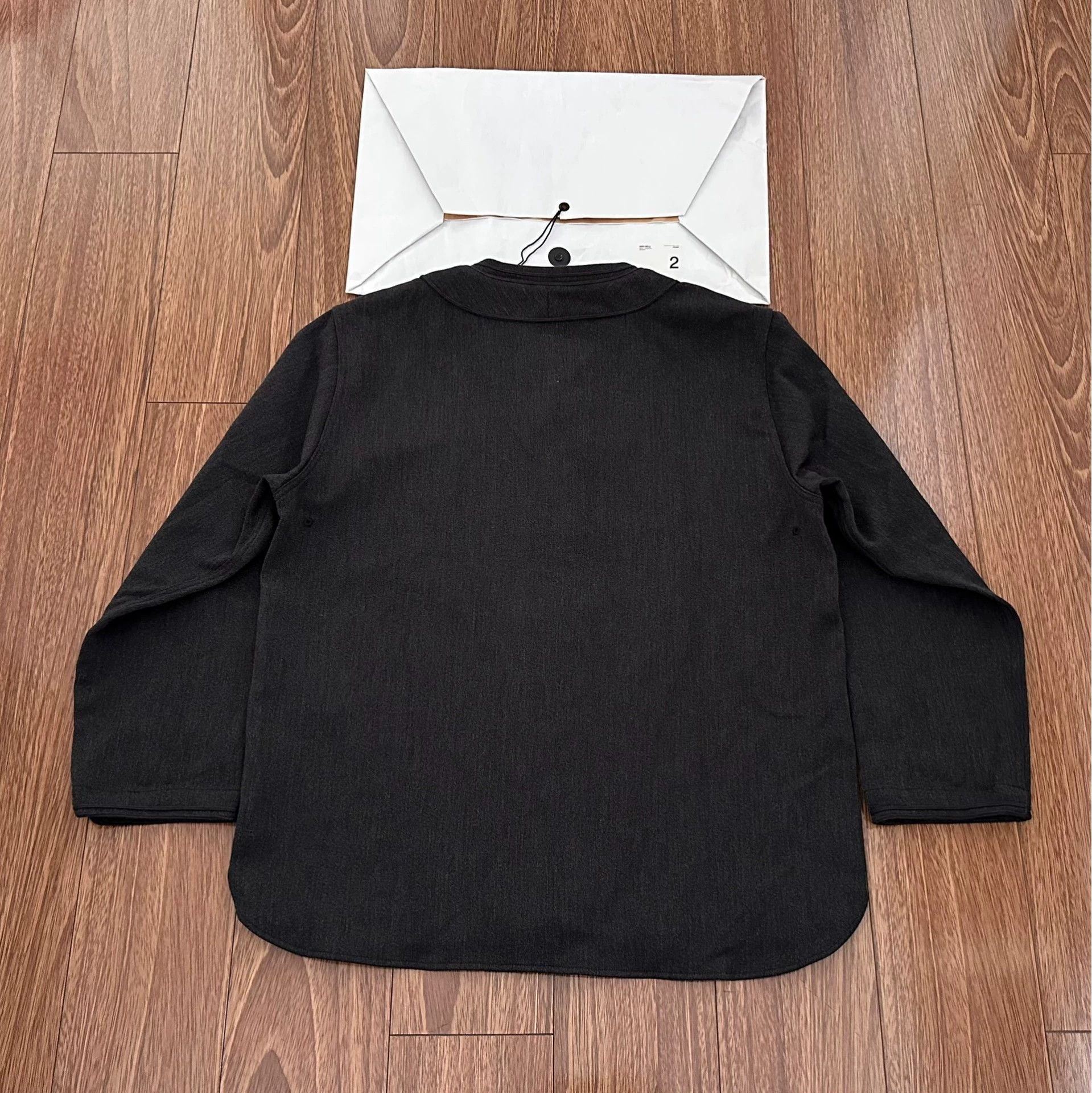 Visvim VISVIM 20AW DUGOUT L/S Wool Blend Carbon Black 2 Size US M / EU 48-50 / 2 - 2 Thumbnail