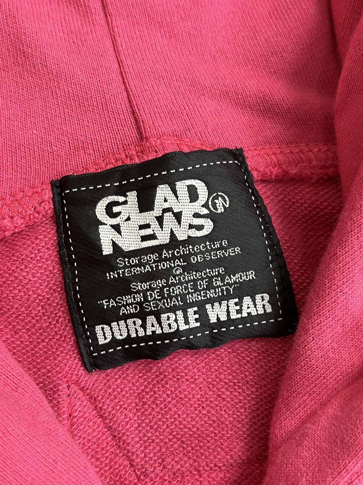 If Six Was Nine Gladnews Batman Leather Patch Zip Hoodie Size US M / EU 48-50 / 2 - 8 Thumbnail