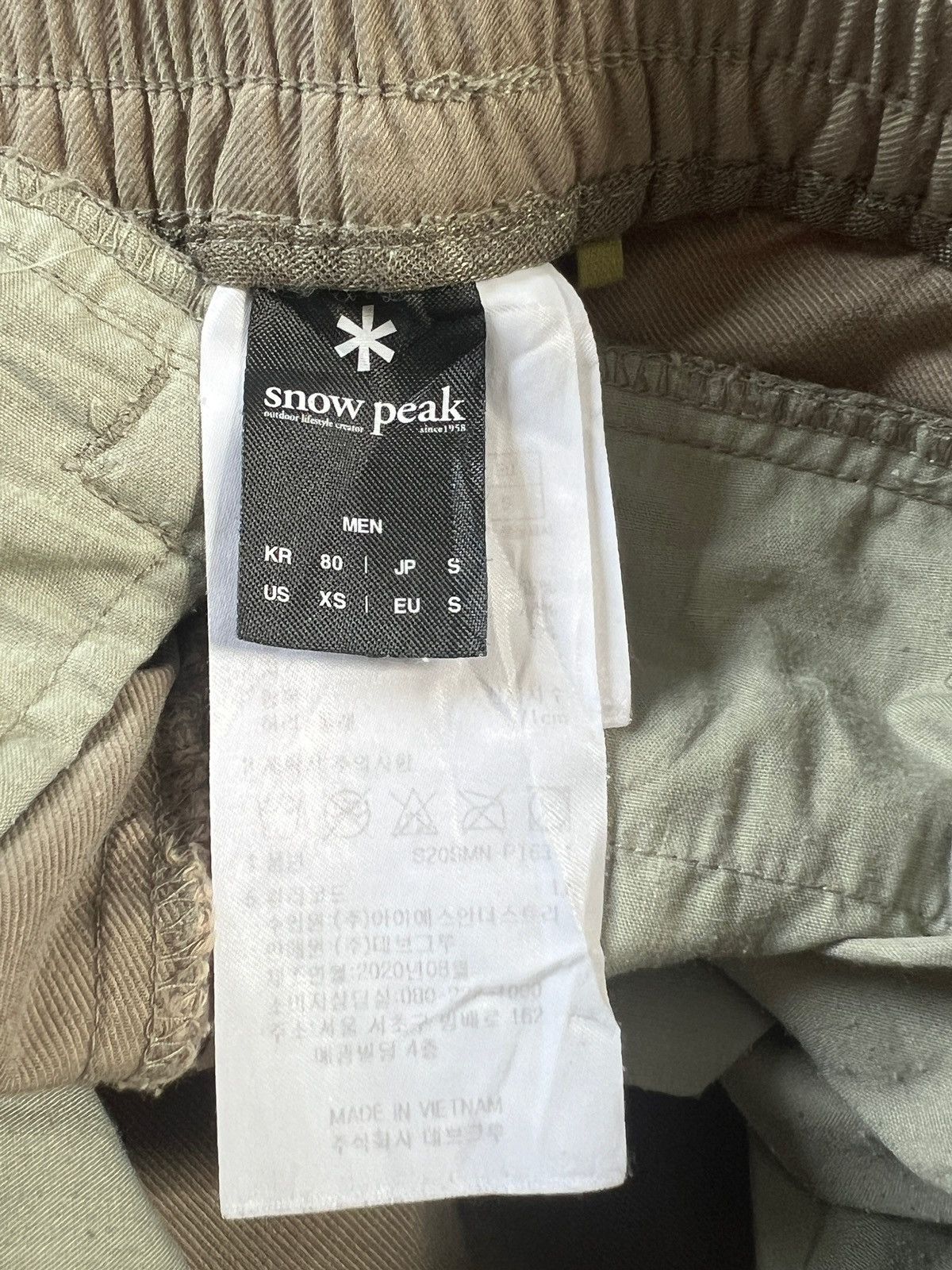 Snow Peak Snow Peak Cotton Jogger Pants Size US 28 / EU 44 - 13 Thumbnail