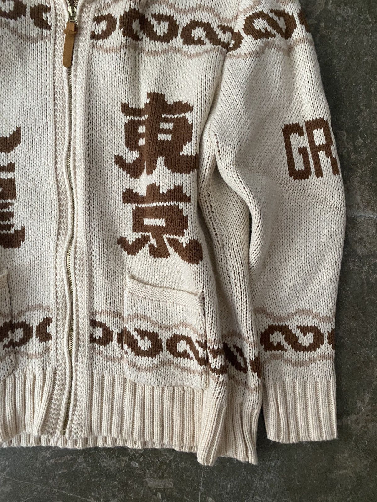 Other GrowthRing Tokyo & Kowloon Dragon Knitted Cardigan Kapital Size US L / EU 52-54 / 3 - 4 Thumbnail