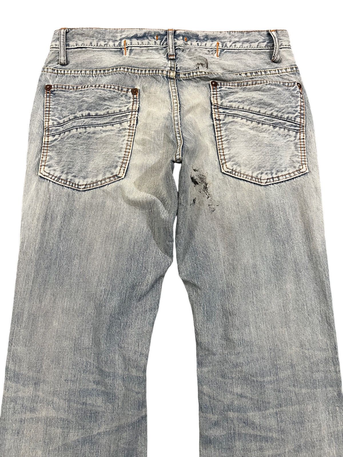 Blue Blue Japan × Le Grande Bleu (L.G.B.) Vintage Blue Way Faded Distressed Denim Size US 34 / EU 50 - 9 Thumbnail