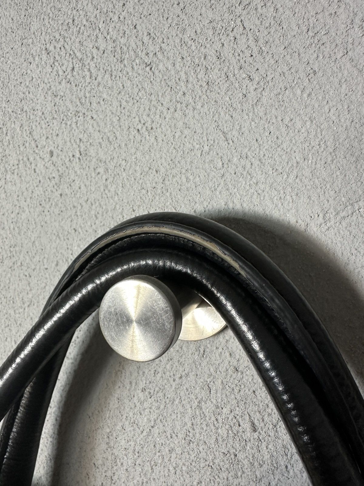Designer × Prada Prada Black Vitello Daino Leather Sacca 2 Manici Hobo Bag Size ONE SIZE - 9 Thumbnail