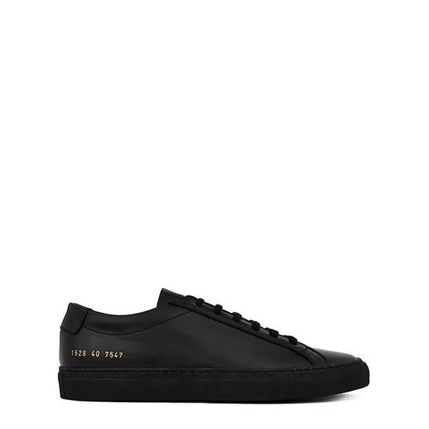 image of Common Projects O1G2R1Mq0324 Achilles Sneakers In Black & Black, Men's (Size 12)