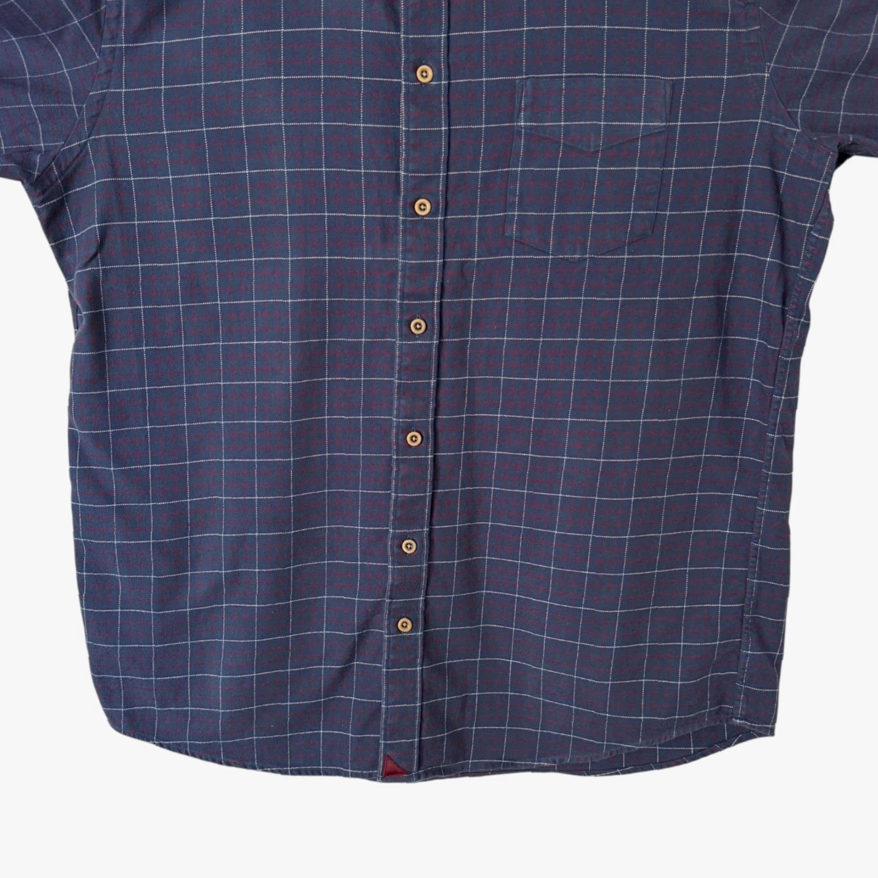 UNTUCKit VINTAGE UNTUCKit Men’s Plaid Button-Up Shirt XL Tall Slim Cotton Long Sleeve Blue Casual Office Western Size US XL / EU 56 / 4 - 6 Thumbnail
