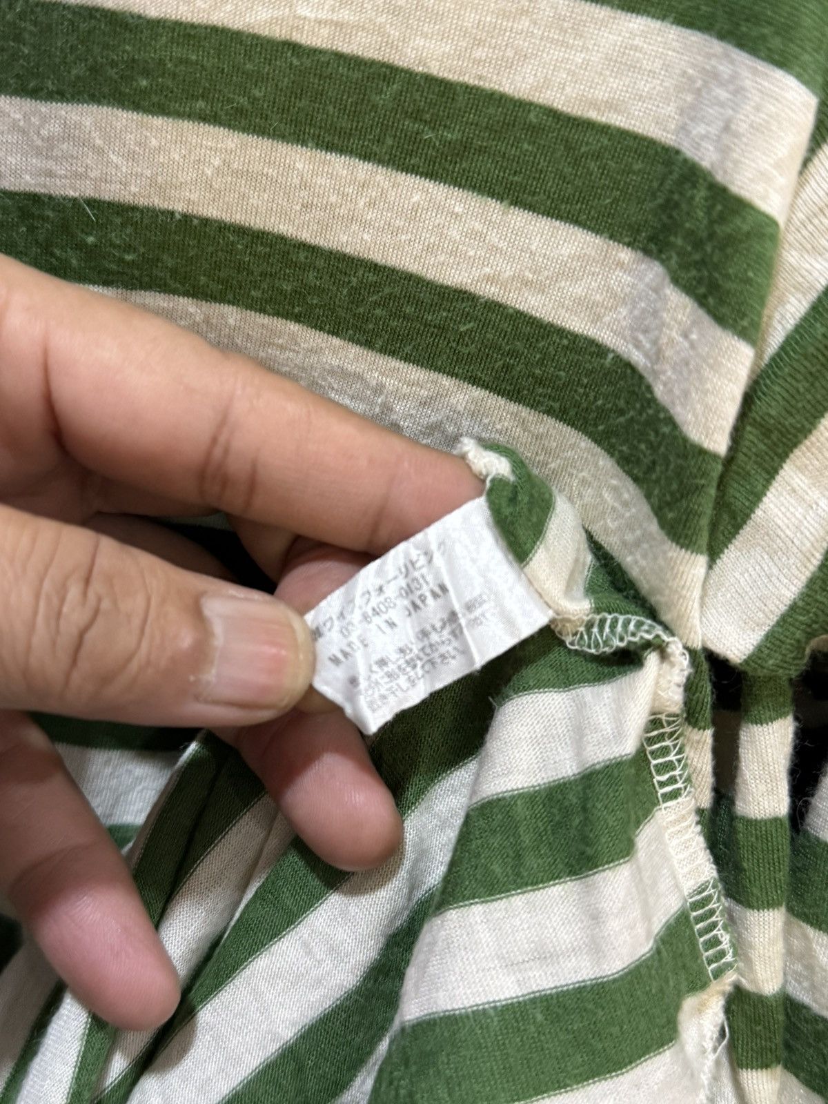 Y's Vintage Y’s For Living Stripe Japan Tee Size US S / EU 44-46 / 1 - 8 Thumbnail