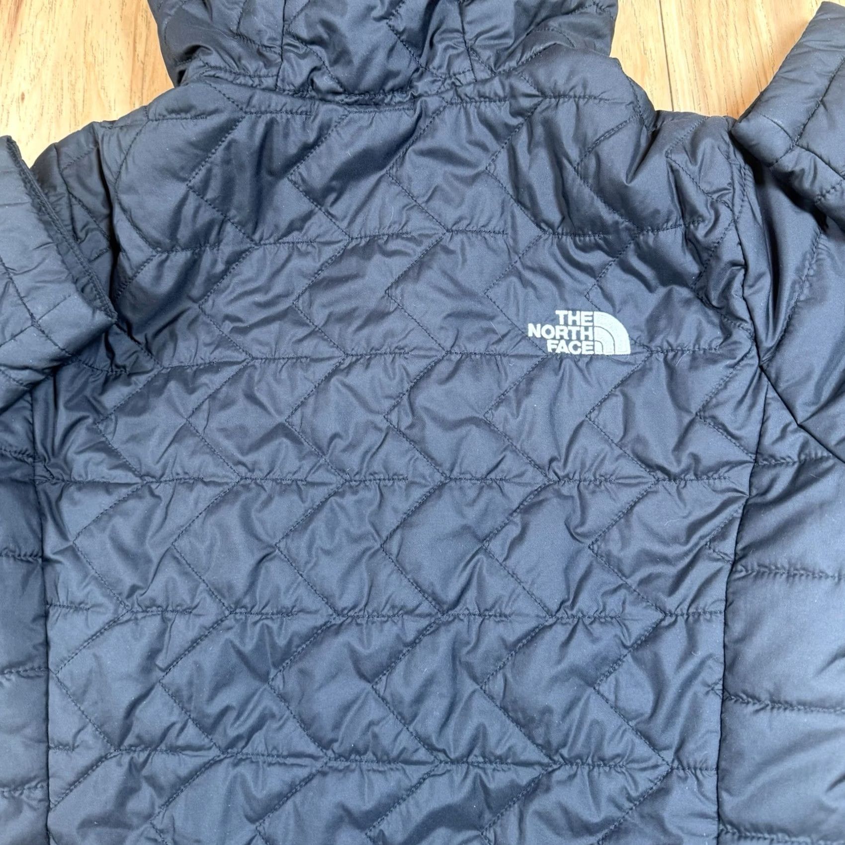 The North Face VINTAGE The North Face Tamburello Quilted Parka Jacket Women’s Small Black Full Zip Long Size S / US 4 / IT 40 - 5 Thumbnail