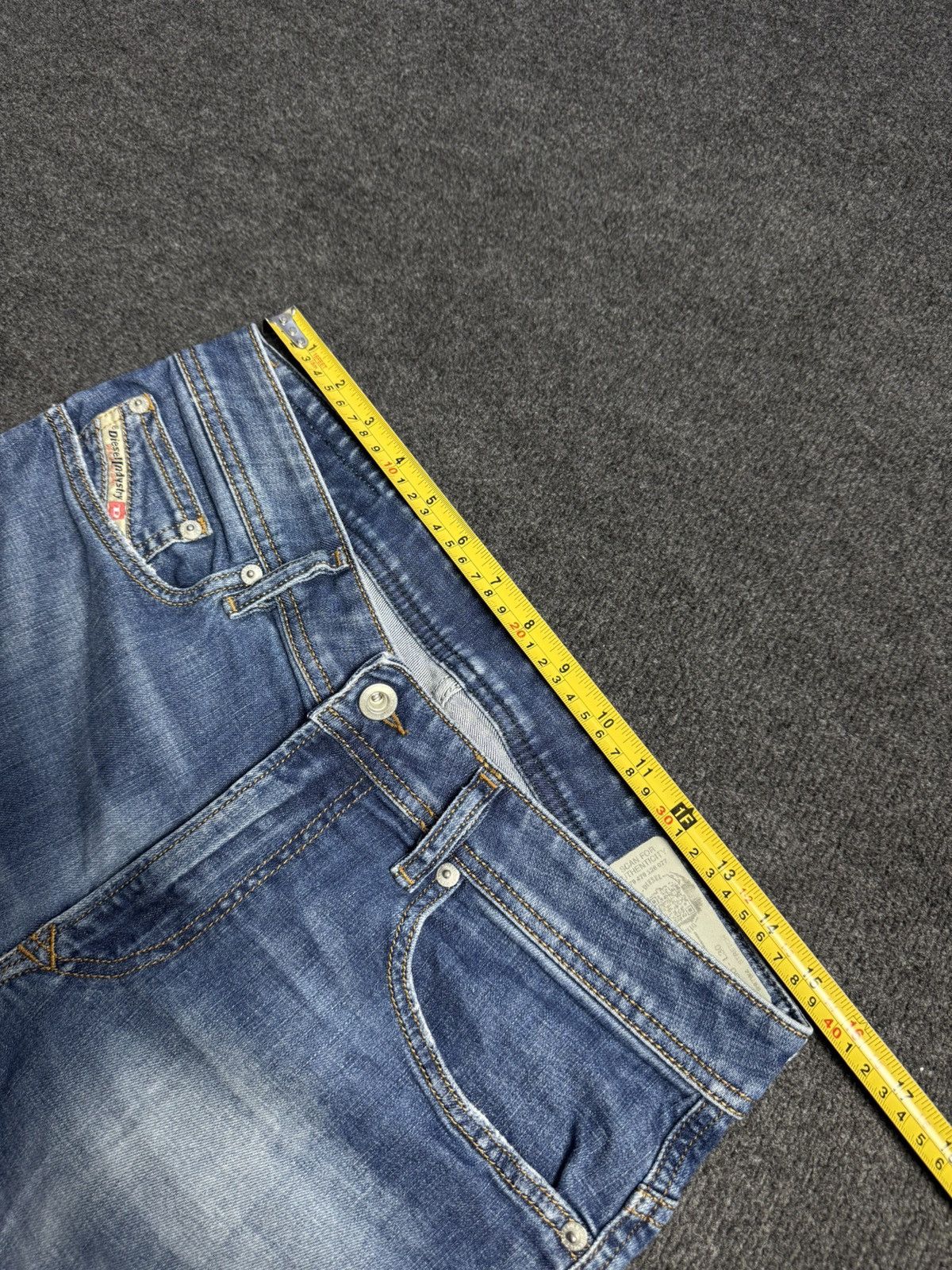 Diesel 00s Y2K Luxury Diesel Thavar-XP Slim Tapered Jeans Y2K Denim Size US 30 / EU 46 - 16 Thumbnail