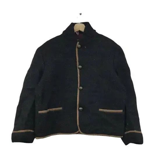 Van Vtg VAN JAC JAPAN Wool Minimalist Design Jacket Trench Coat Size L / US 10 / IT 46 - 1 Thumbnail