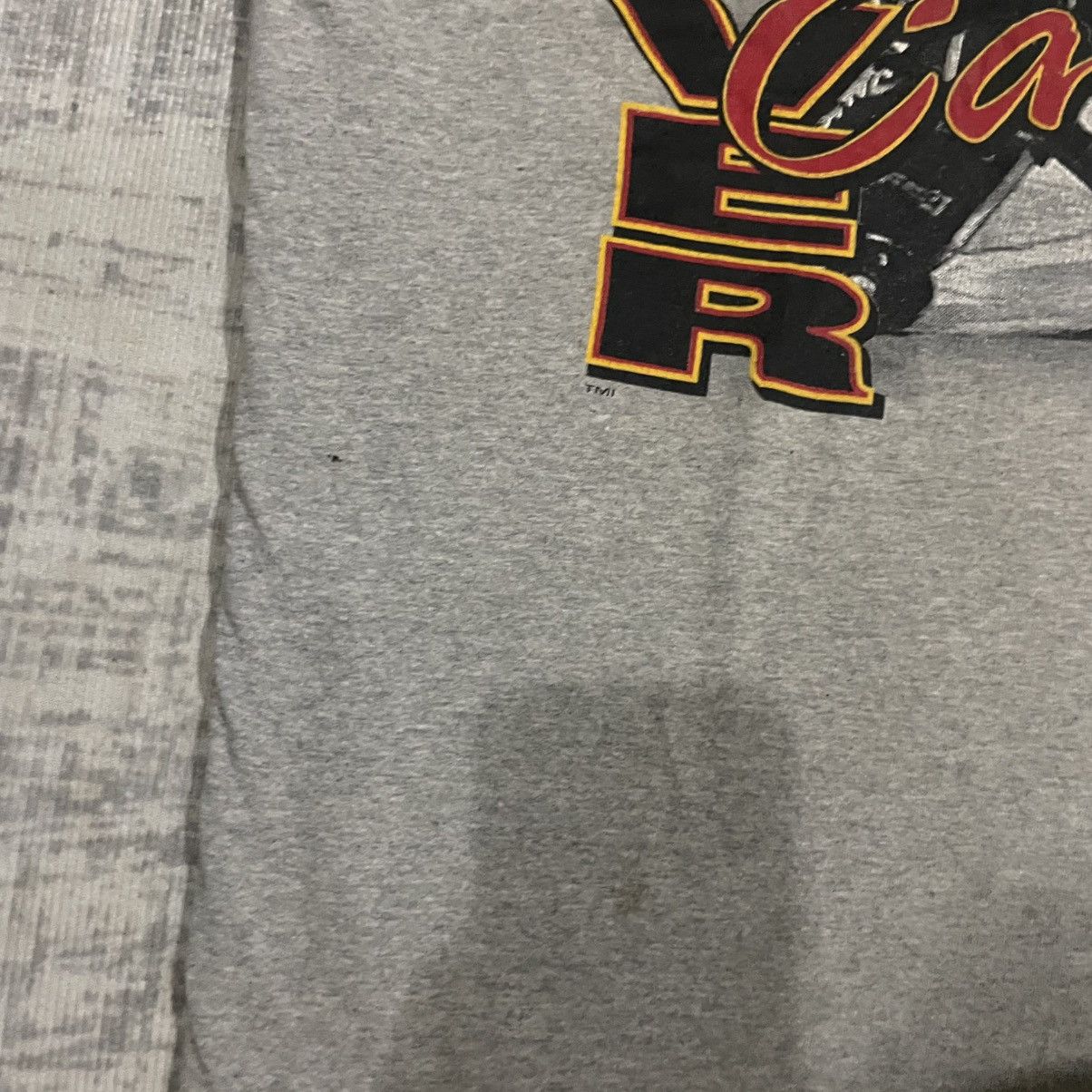 Vintage Vtg 1990 Vancouver Canucks NHL T-shirt tee. Size US XXL / EU 58 / 5 - 7 Thumbnail