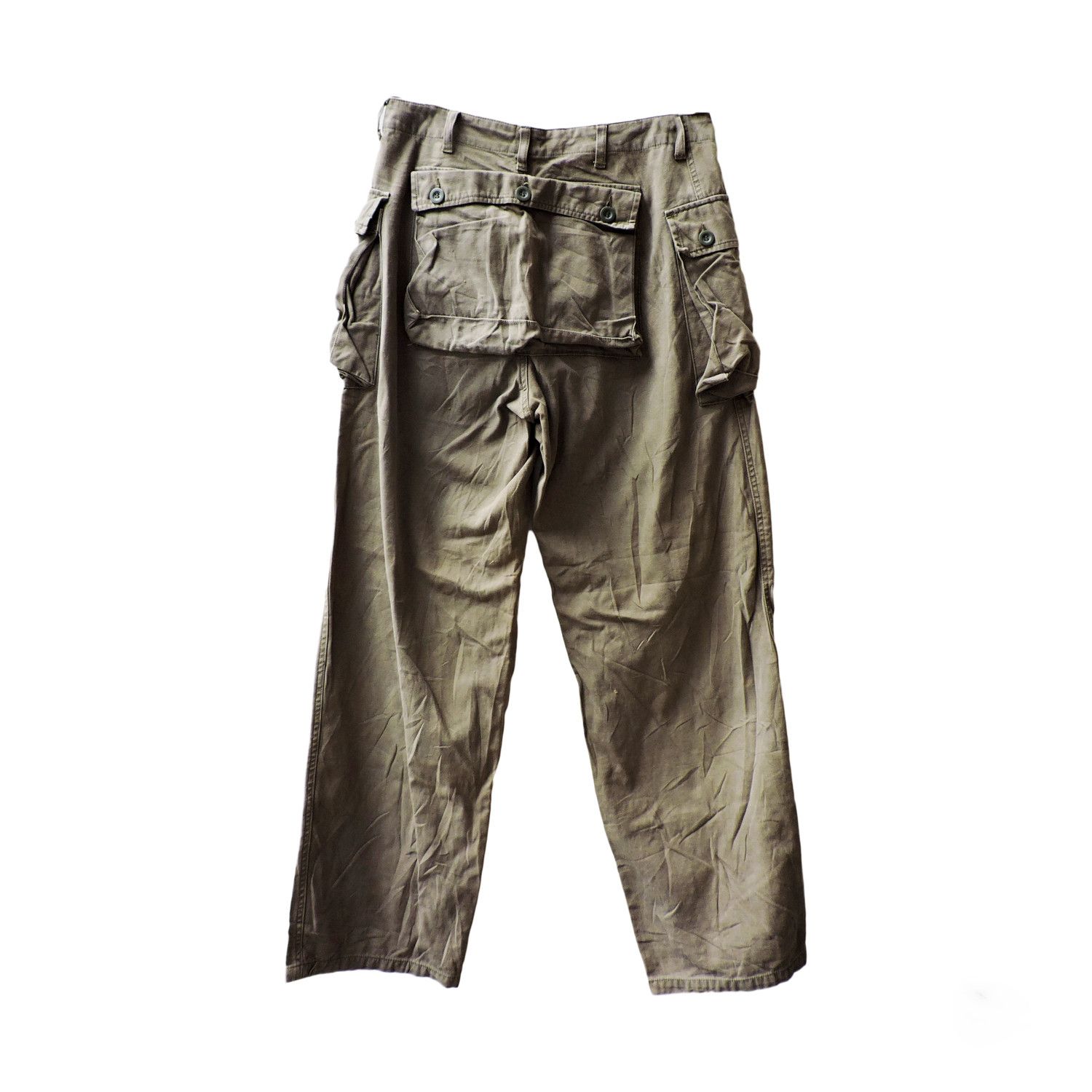 Japanese Brand 60'S TROUSERS COTTON TWILL MONKEY PANTS BY U.S.C., LTD Size US 31 - 1 Thumbnail