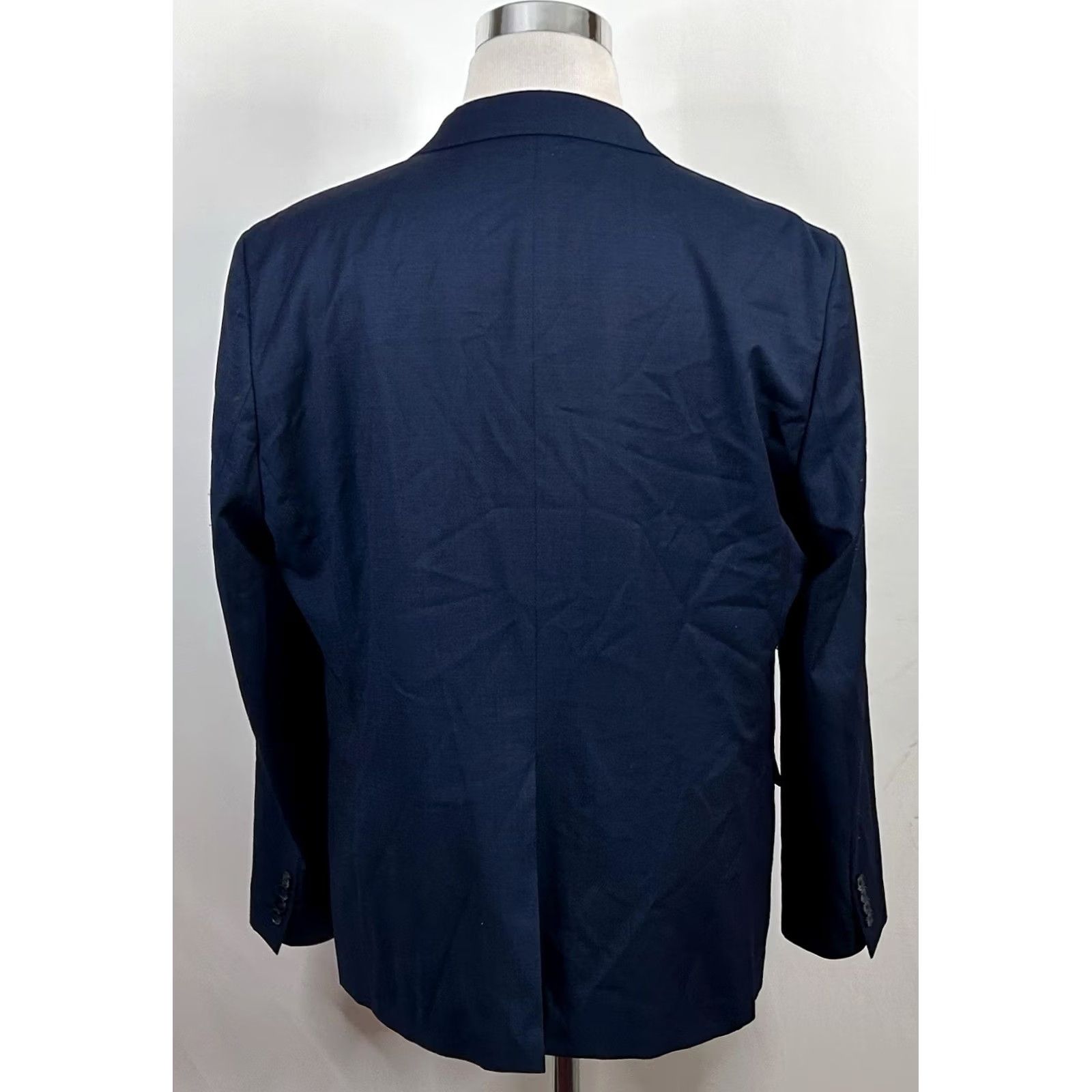 Karl Lagerfeld Karl Lagerfeld Paris Sport Coat Blue 44R Wool Blend Two-Button Notch Lapel Vented Regular Mens Size US XS / EU 42 / 0 - 6 Thumbnail