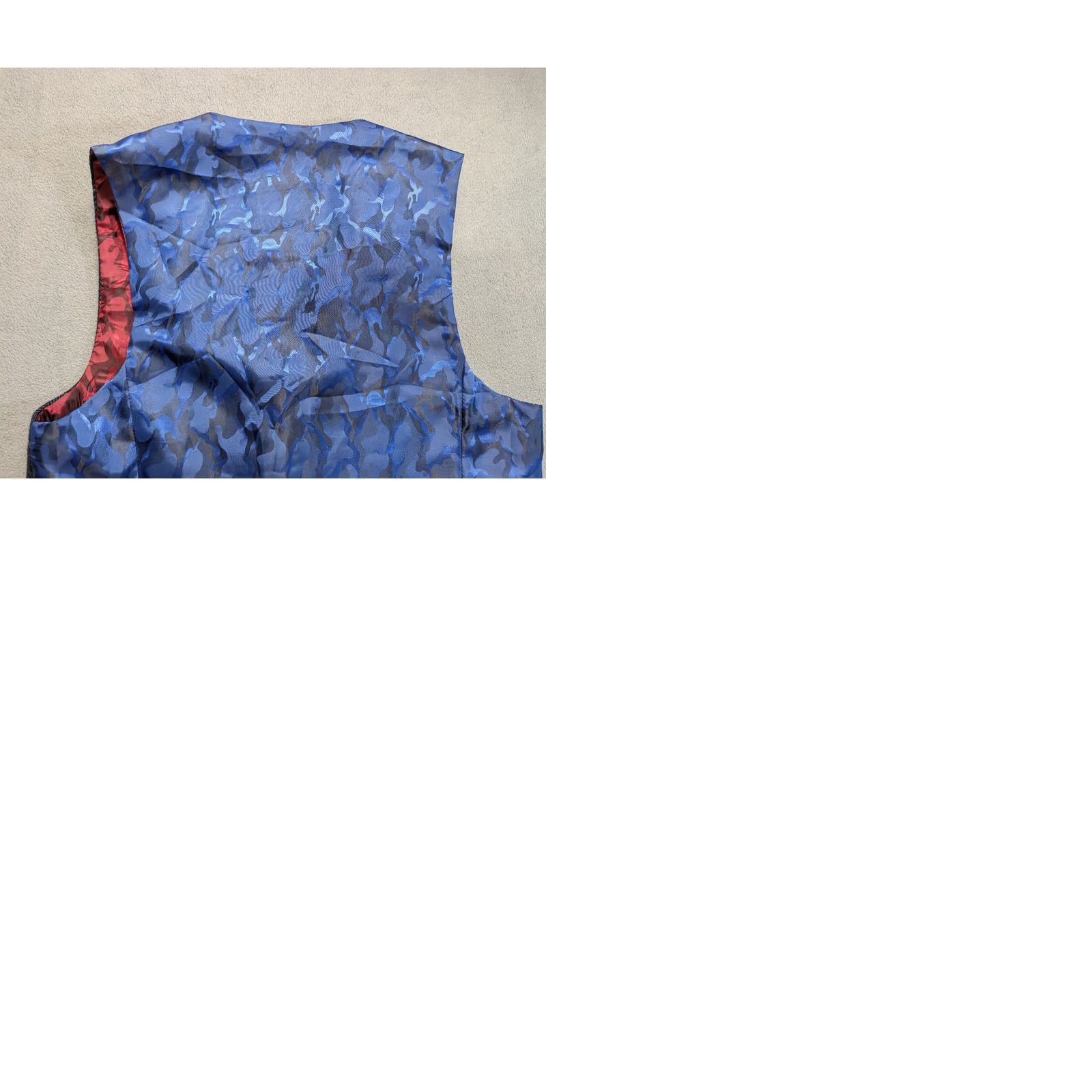 Marcs Marc Darcy Blue Waistcoat Vest Gilet Mens Size 36 Formal Smart Tailored Size US XXS / EU 40 - 12 Thumbnail