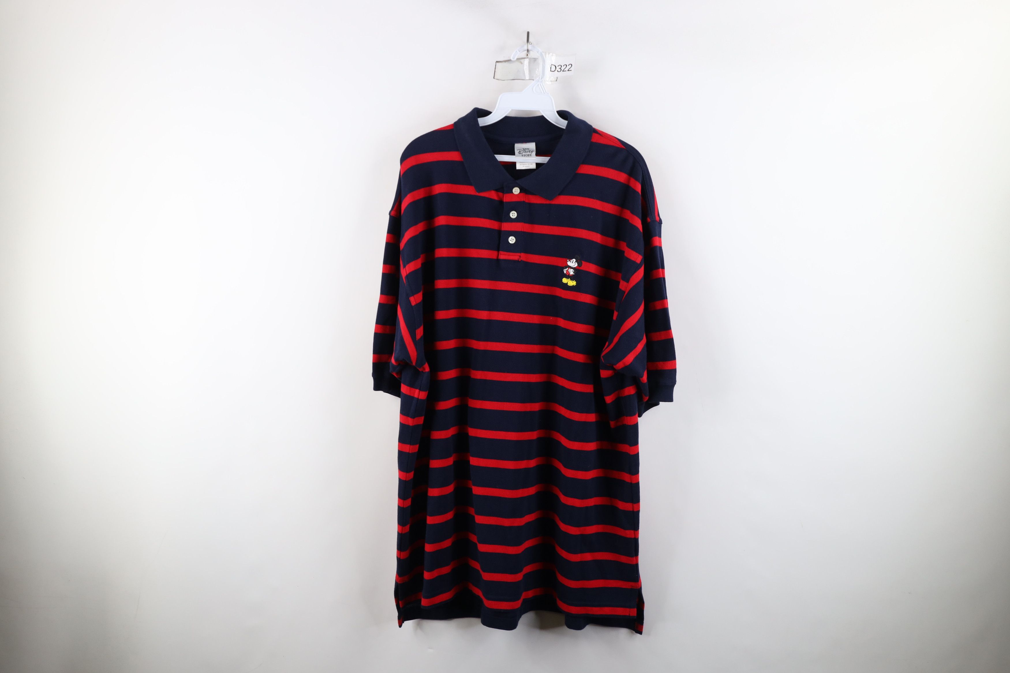 Disney × Vintage Vintage 90s Disney Mickey Mouse Collared Golf Polo Shirt Size US XL / EU 56 / 4 - 1 Thumbnail